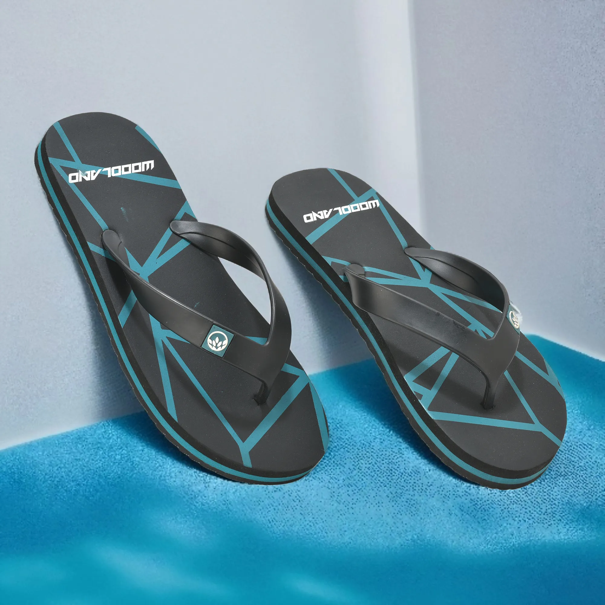 Woodland Relaxed Fit Black Men EVA Flip Flop Slippers - Thumbnail 9