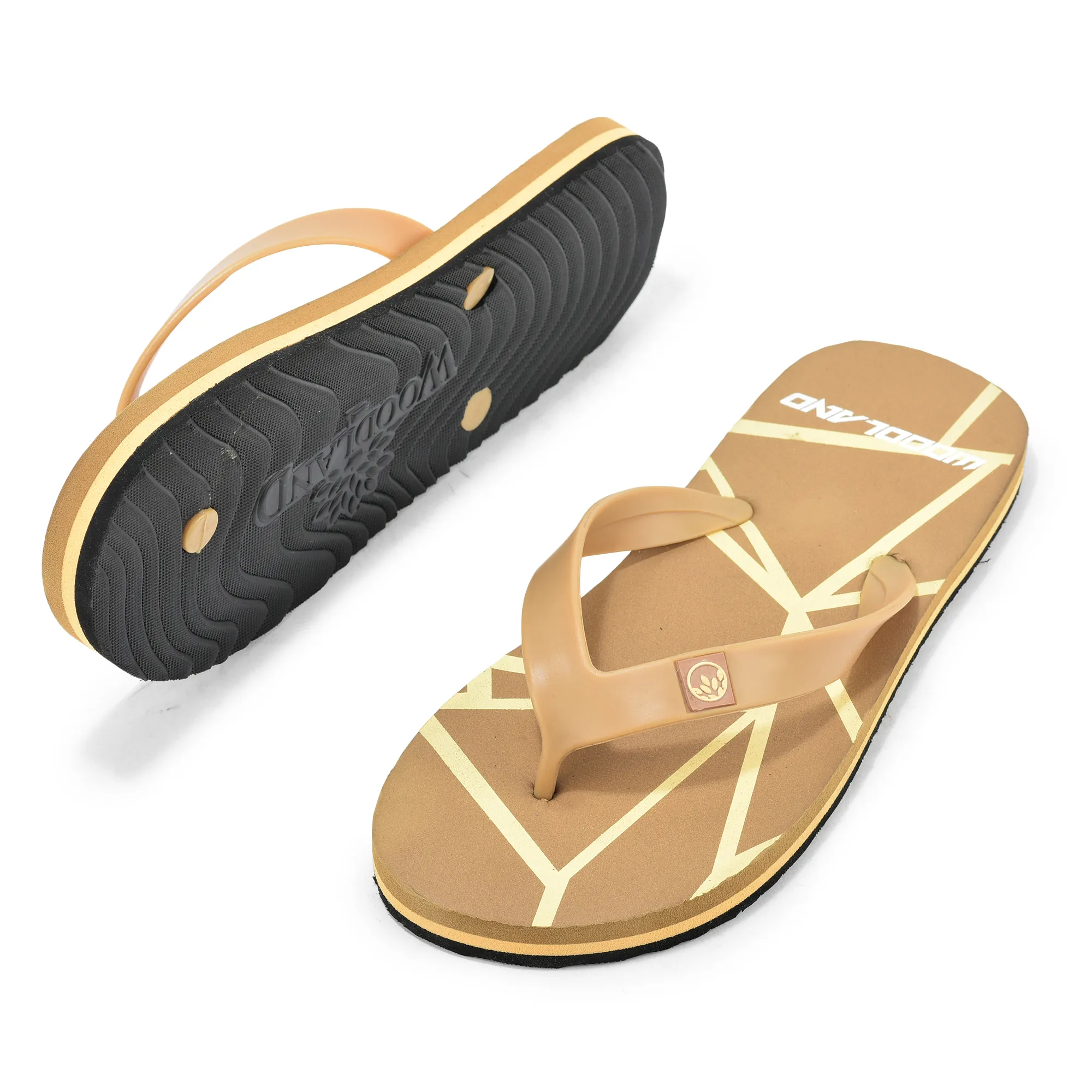 Woodland Relaxed Fit Camel Men EVA Flip Flop Slippers - Thumbnail 5