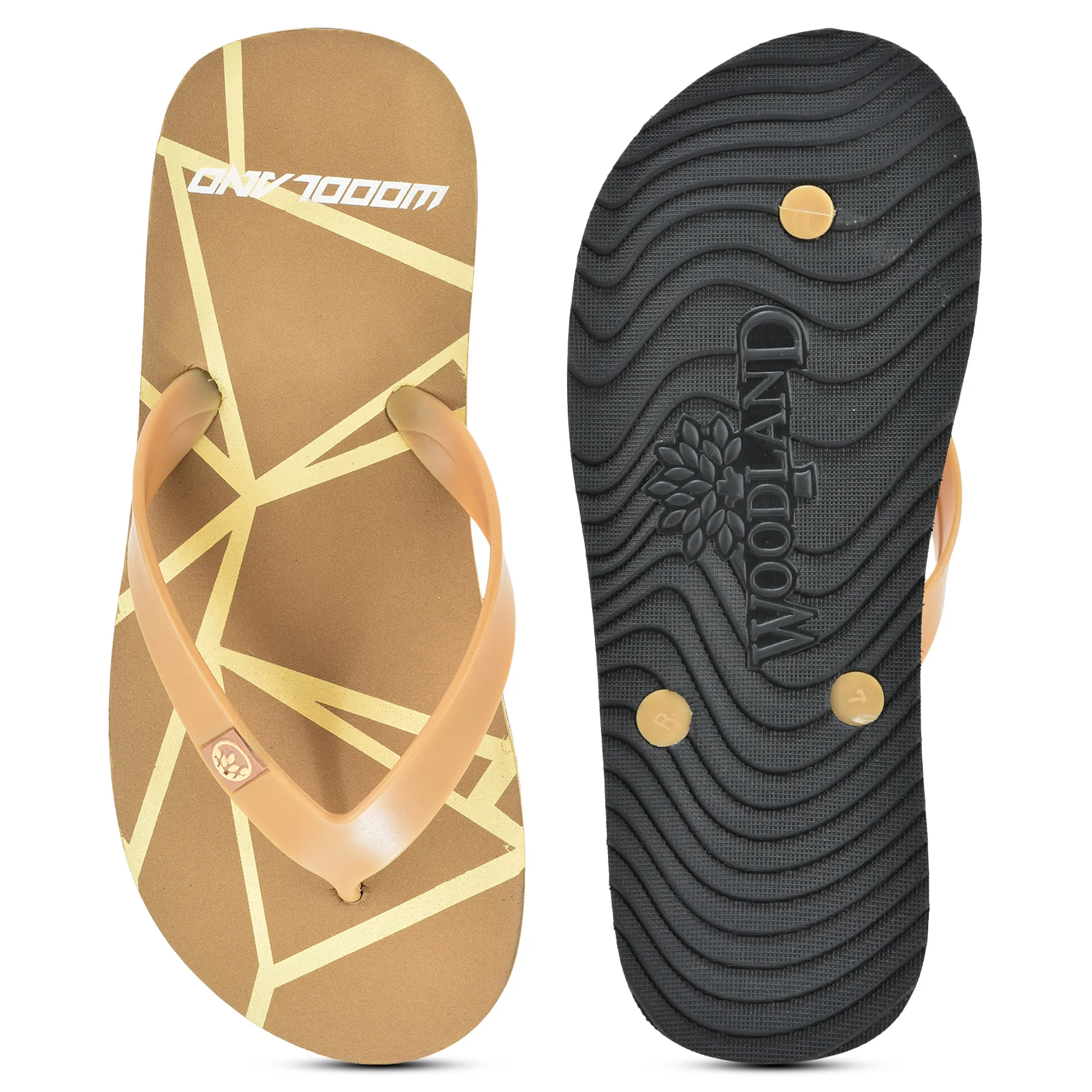 Woodland Relaxed Fit Camel Men EVA Flip Flop Slippers - Thumbnail 8