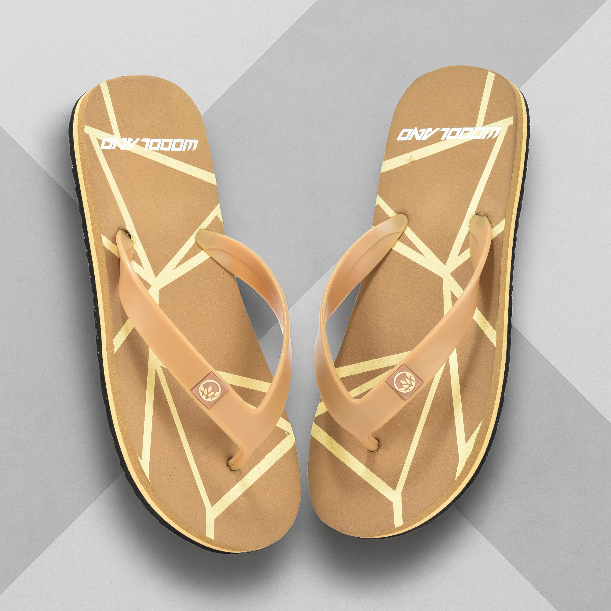 Woodland Relaxed Fit Camel Men EVA Flip Flop Slippers - Thumbnail 9