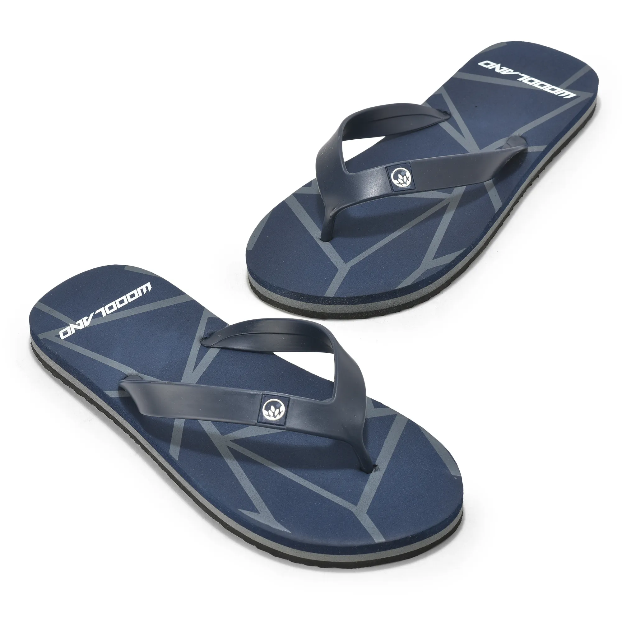 Woodland Relaxed Fit Navy Men EVA Flip Flop Slippers - Thumbnail 2