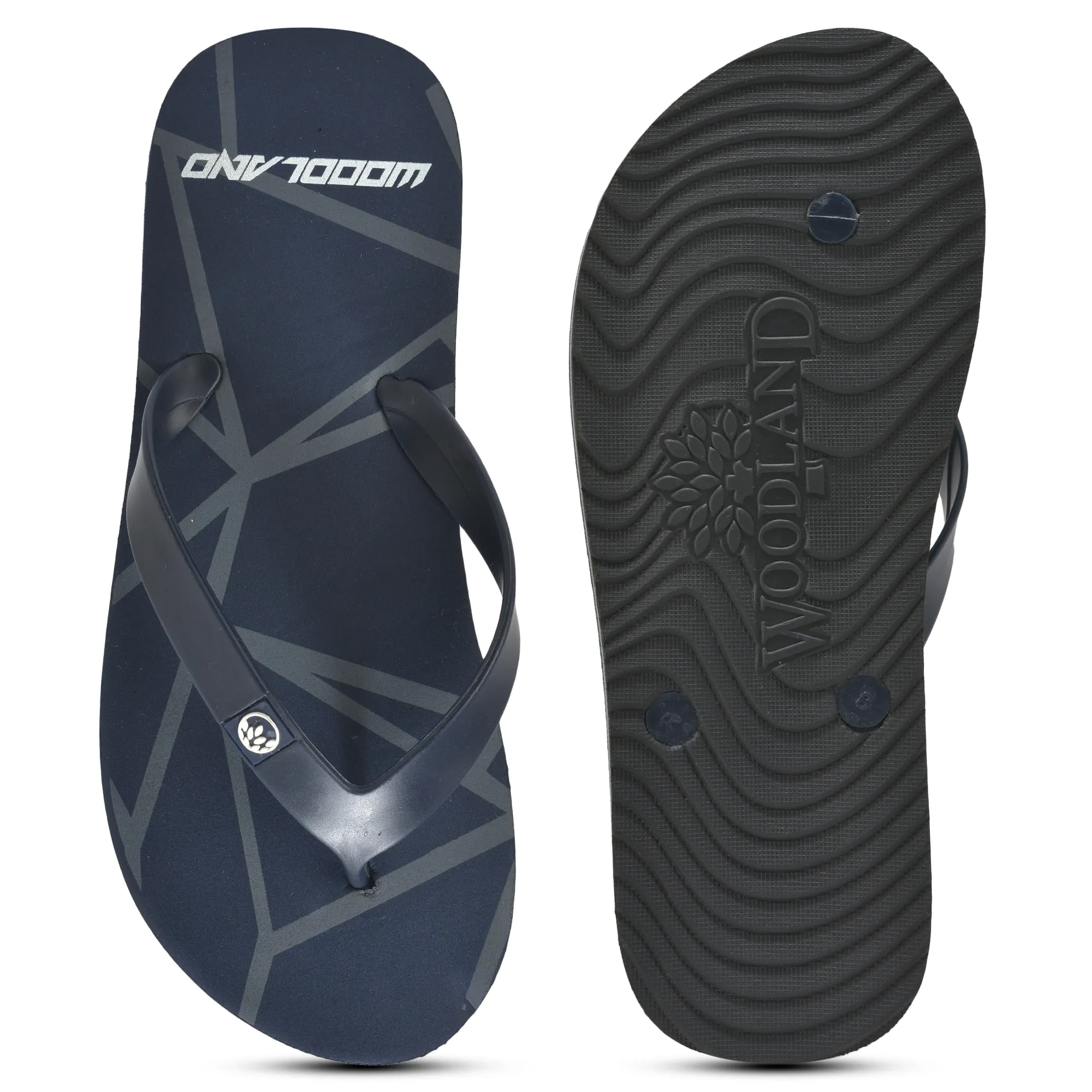 Woodland Relaxed Fit Navy Men EVA Flip Flop Slippers - Thumbnail 8