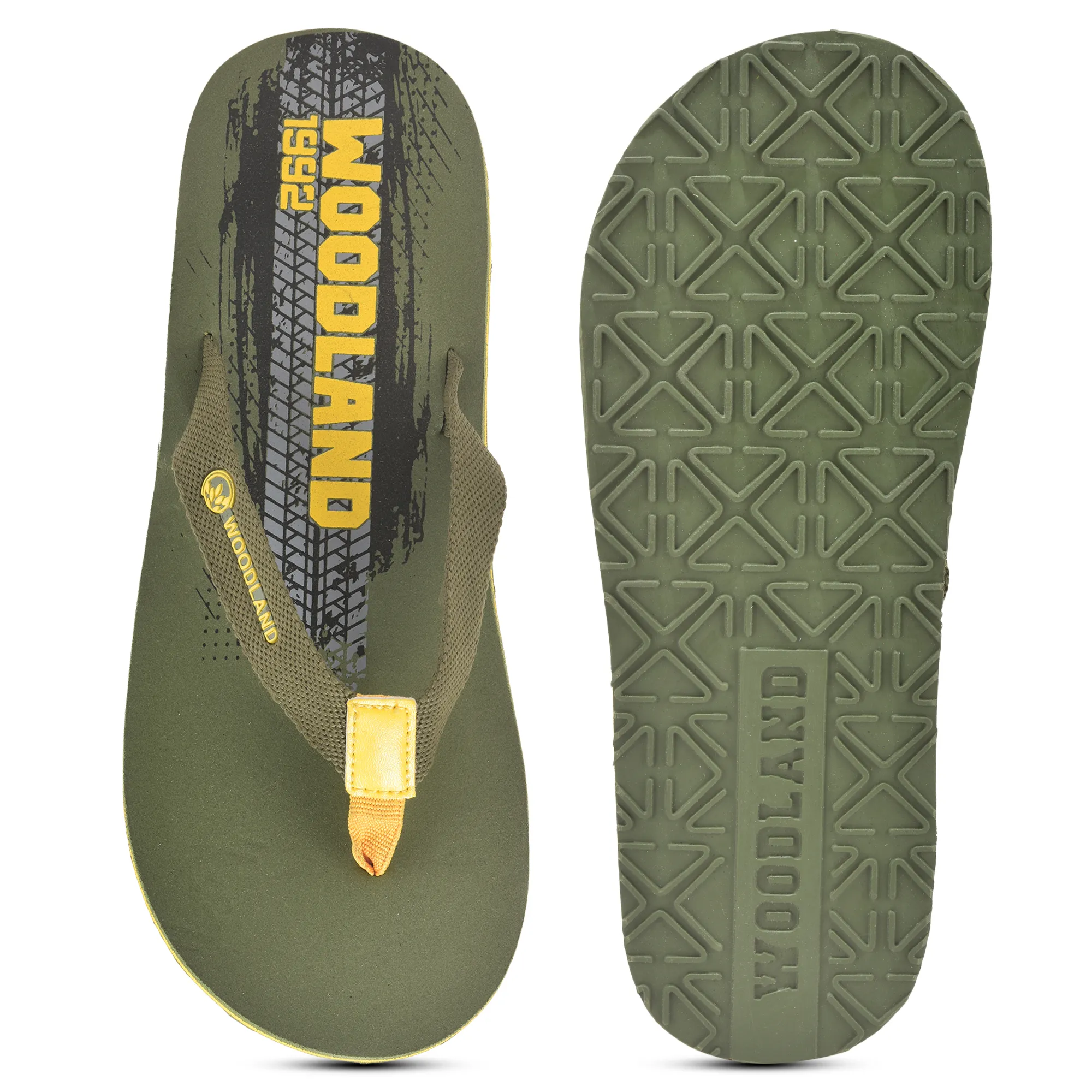 Eva Olive Mens Slipper Flip Flops - Thumbnail 8