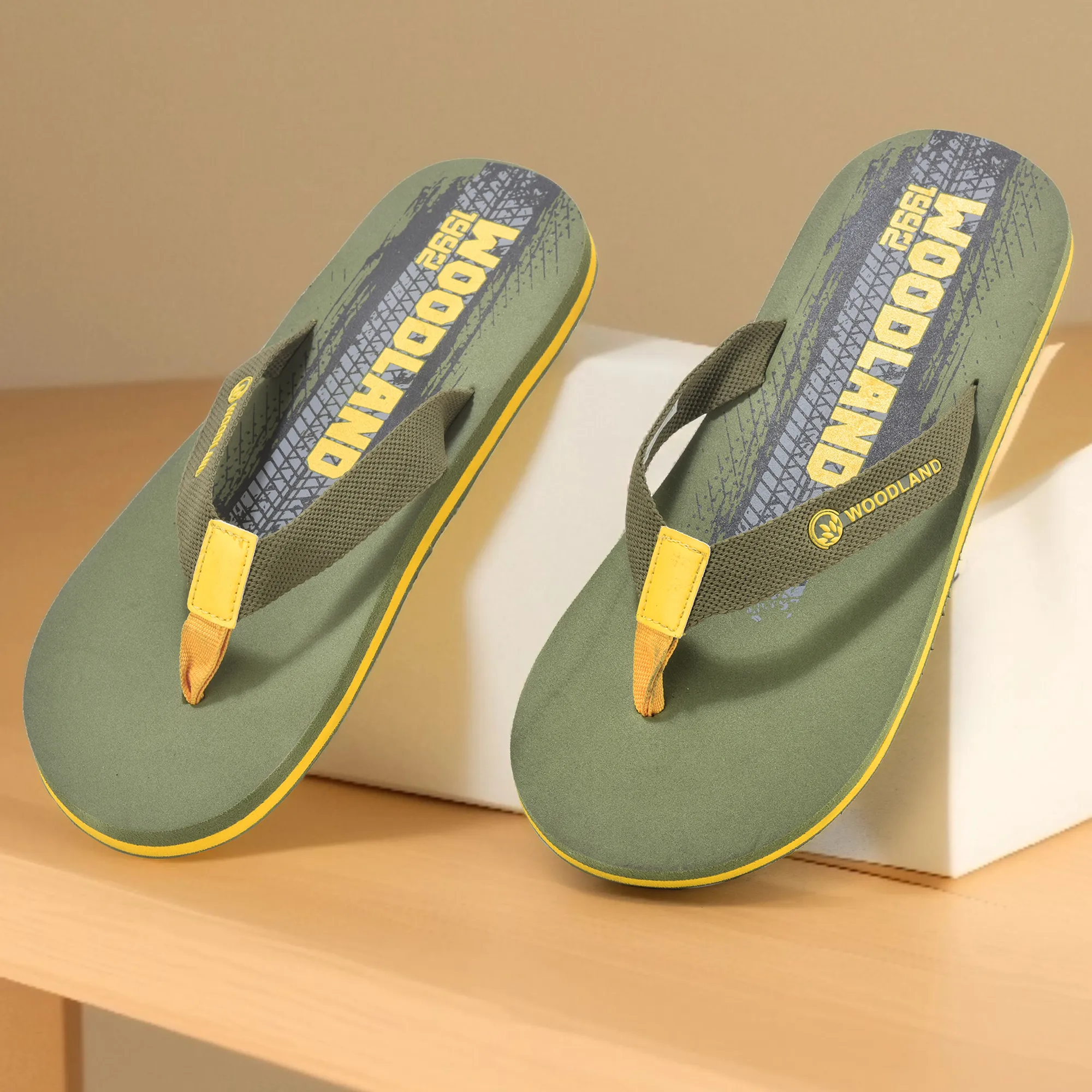 Eva Olive Mens Slipper Flip Flops - Thumbnail 9