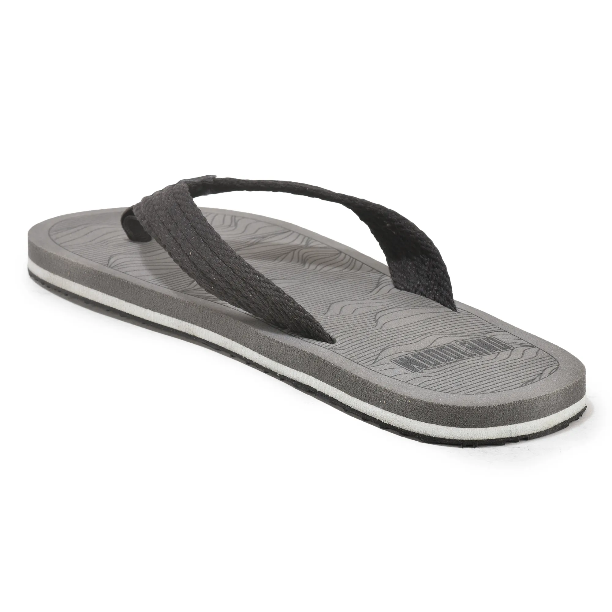 Woodland Grey Slipper Flip Flops For Men - Thumbnail 6