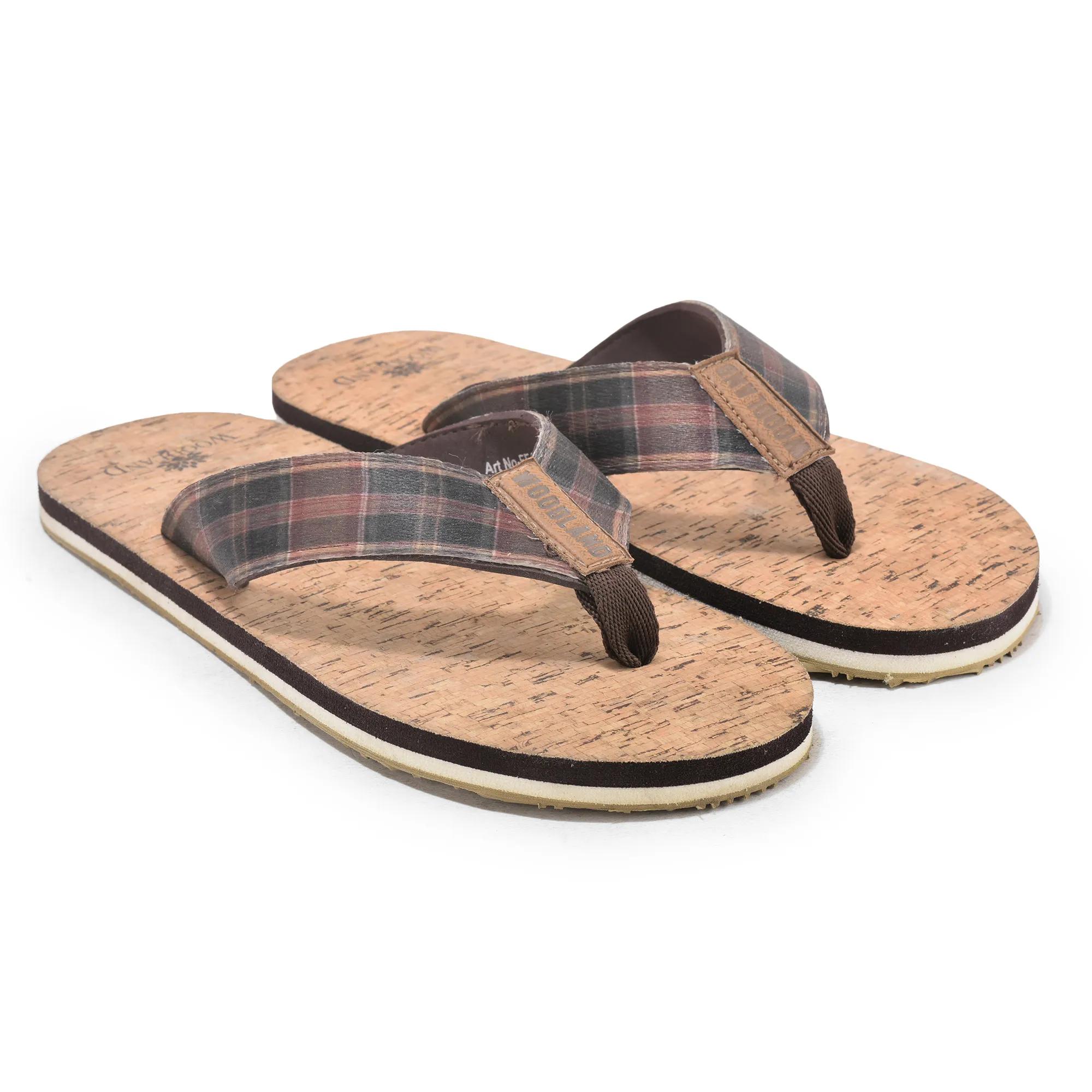 Brown Eva Slipper Flip Flops For Men - Thumbnail 7