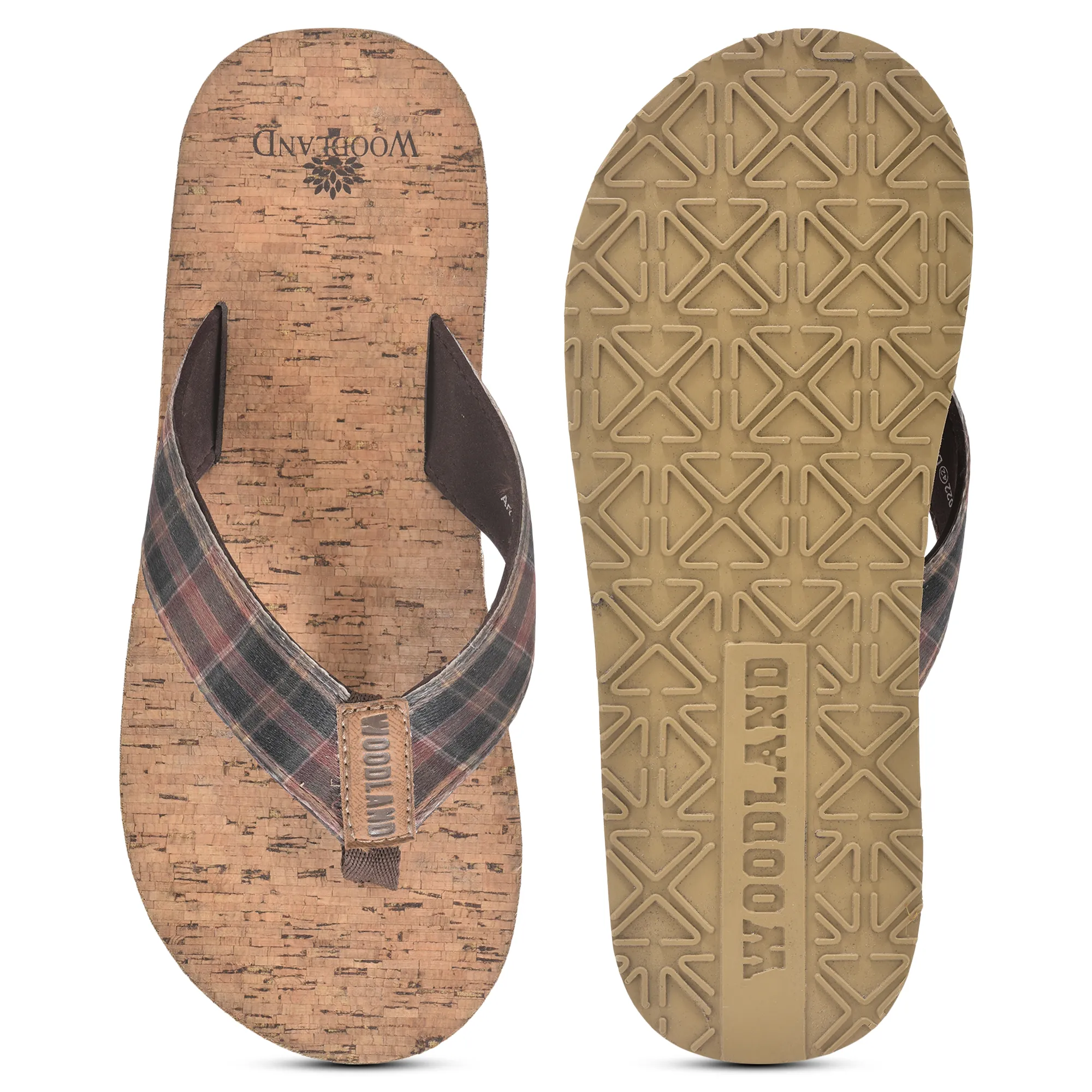 Brown Eva Slipper Flip Flops For Men - Thumbnail 8