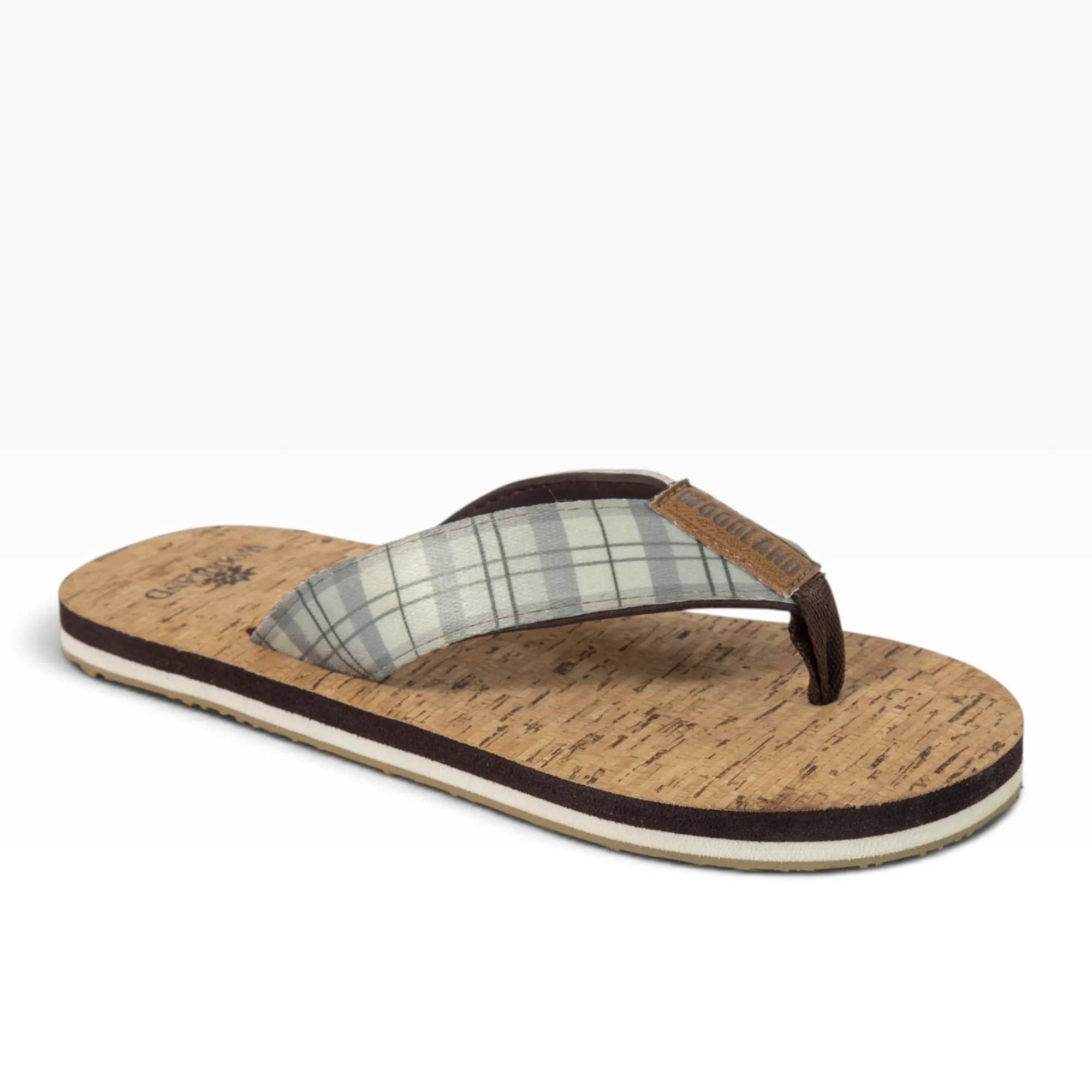 Khaki Eva Slipper Flip Flops For Men - Thumbnail 3