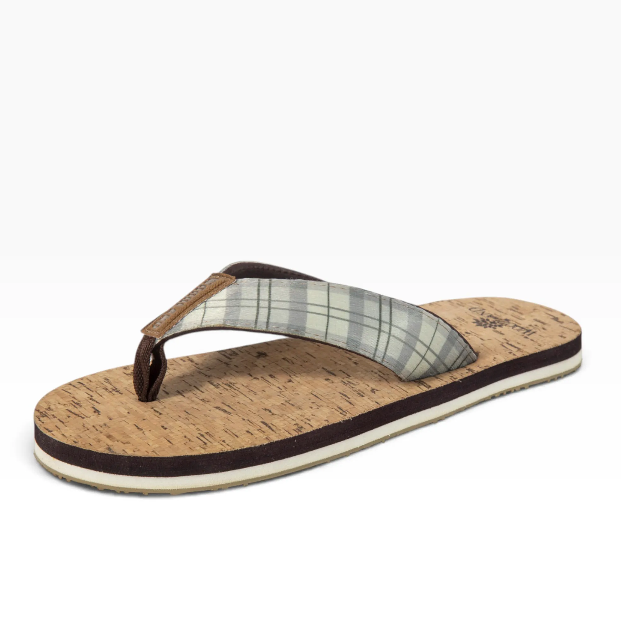 Khaki Eva Slipper Flip Flops For Men - Thumbnail 11