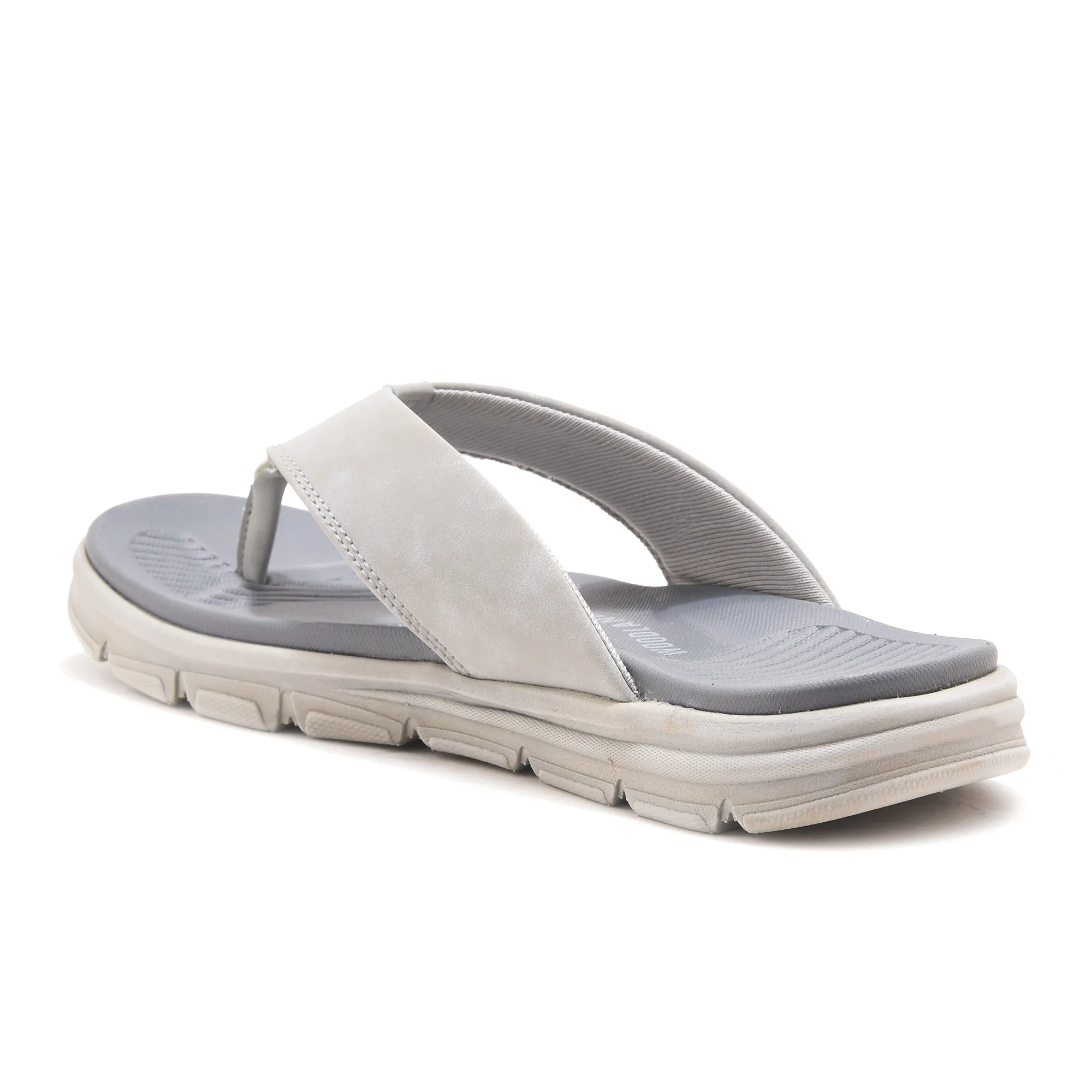 Light Grey/Navy Eva Mens Sports Slippers - Thumbnail 7