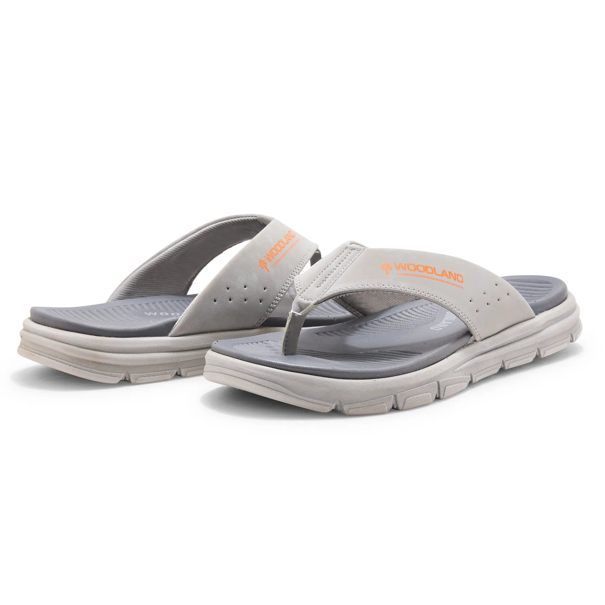 Light Grey/Navy Eva Mens Sports Slippers - Thumbnail 12