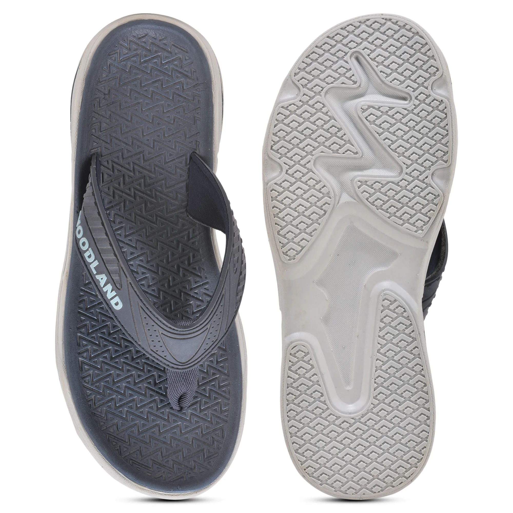 Navy/Sky Blue Eva Mens Sports Slippers - Thumbnail 8