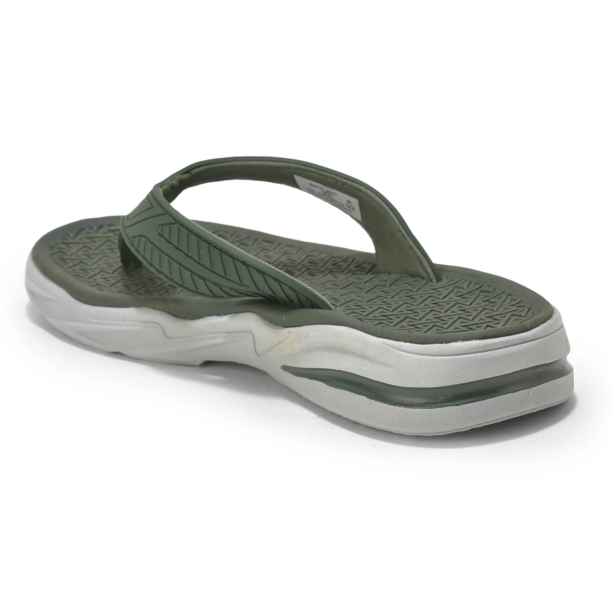 Olive/Khaki Eva Mens Sports Slippers - Thumbnail 6