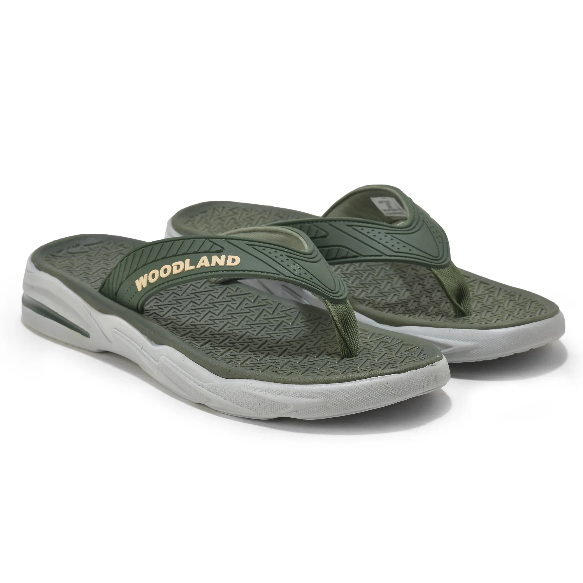 Olive/Khaki Eva Mens Sports Slippers - Thumbnail 7