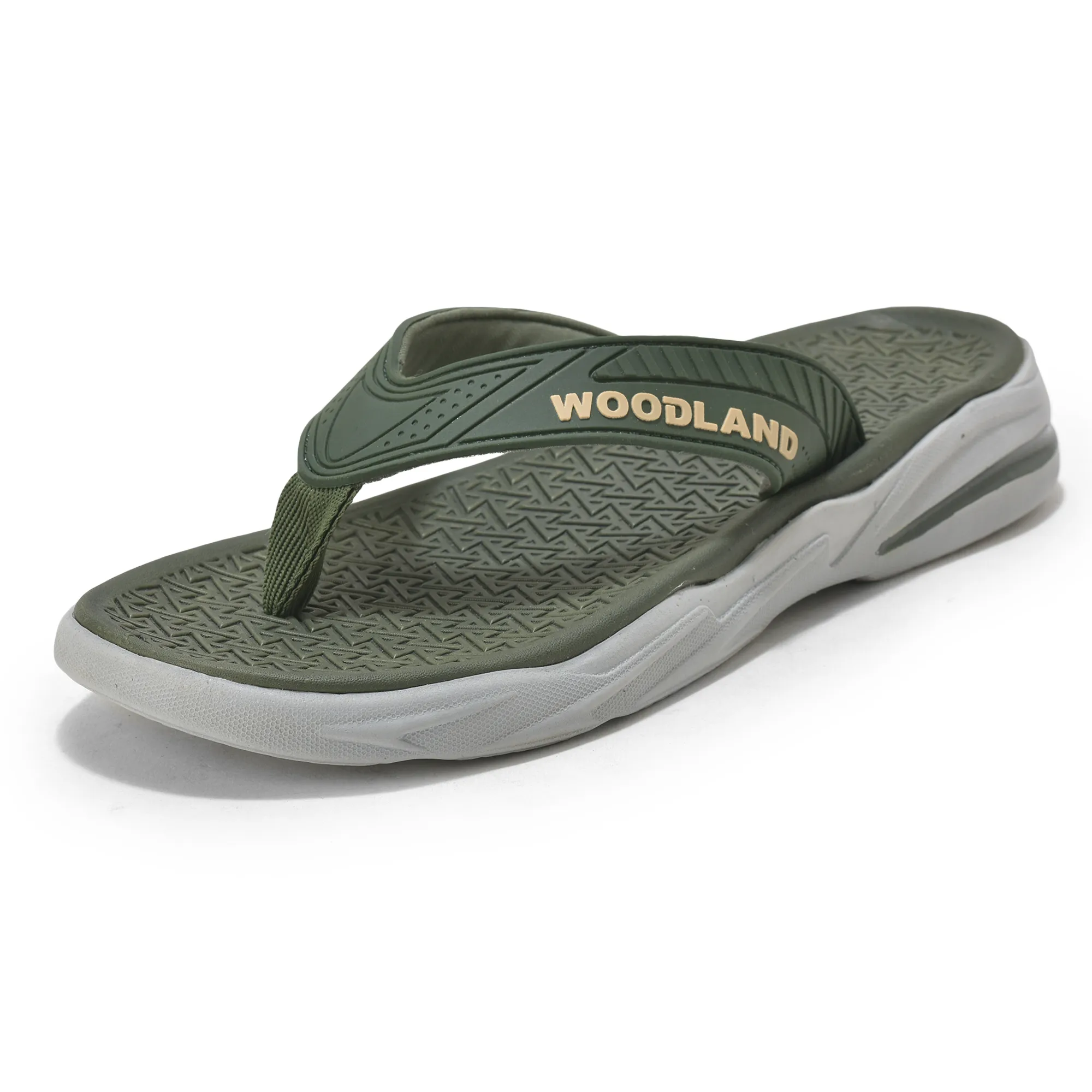 Olive/Khaki Eva Mens Sports Slippers - Thumbnail 11