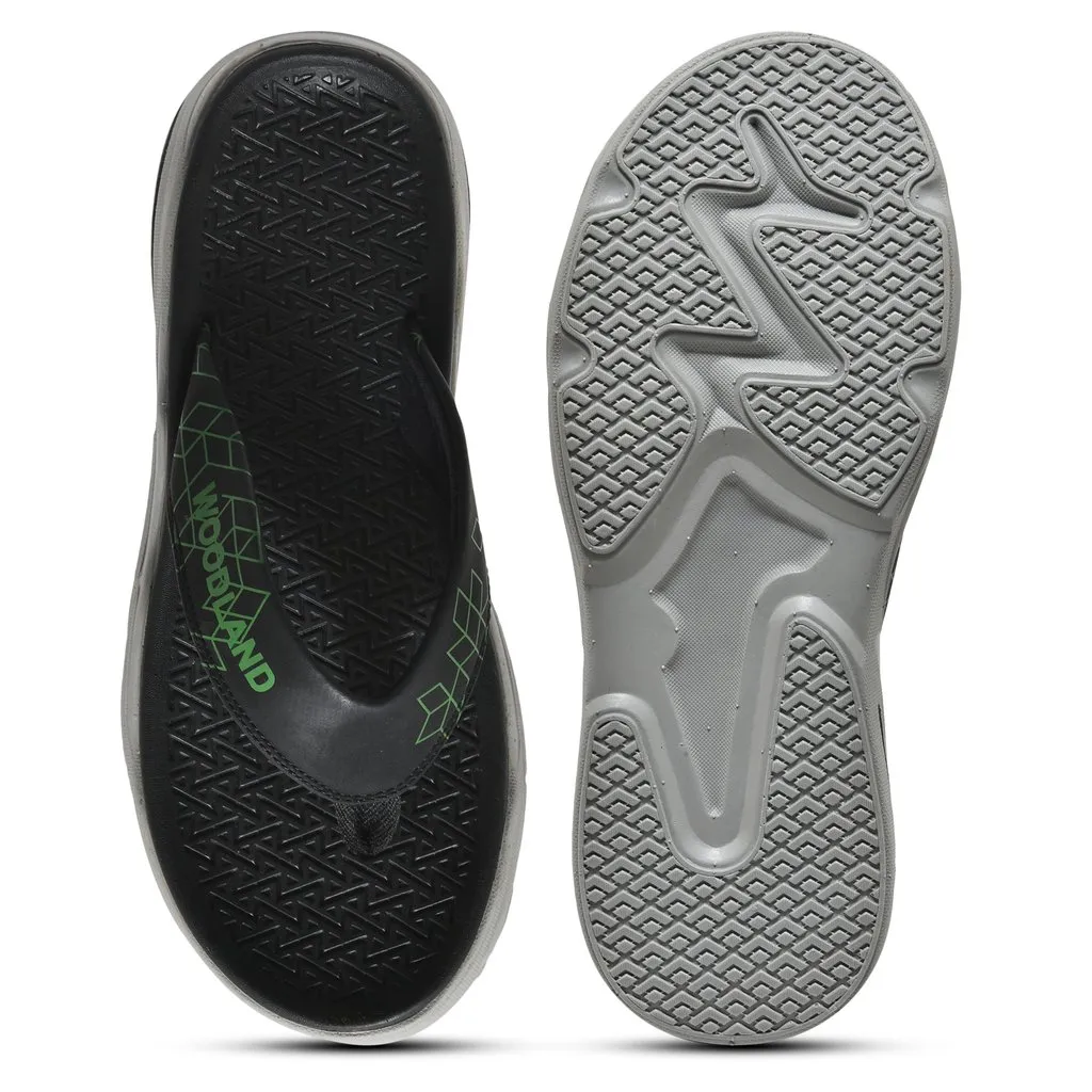 Black/Apple green Slipper for men - Thumbnail 7