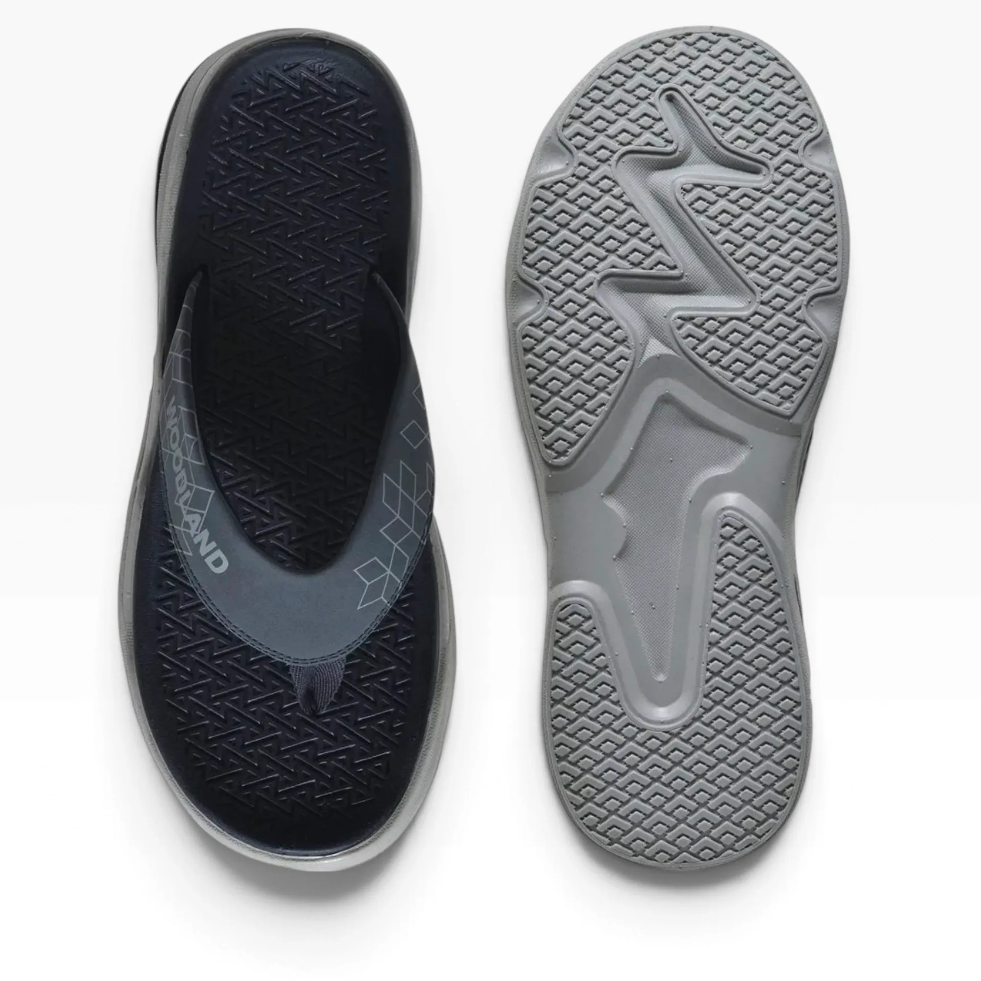 Navy/Lgrey Slipper for men 9