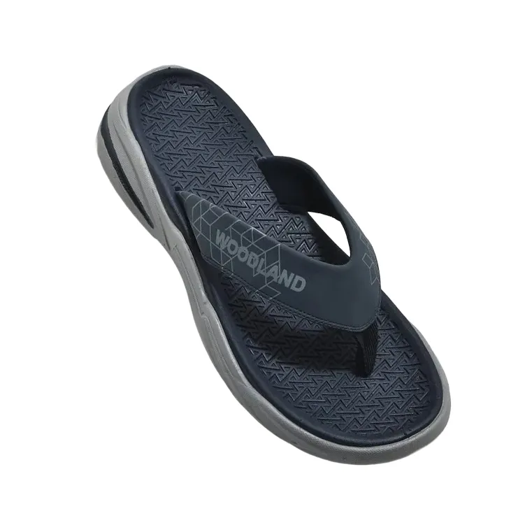 Navy/Lgrey Slipper for men 10