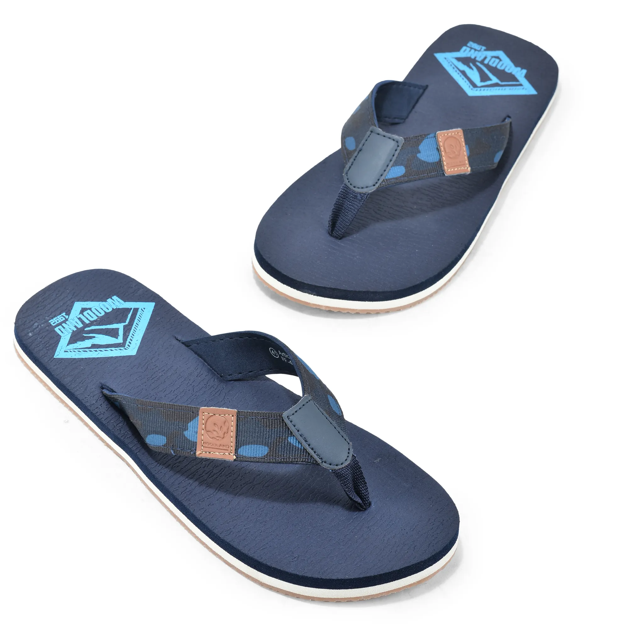 Woodland Casual Comfort Navy Men EVA Slippers - Thumbnail 2