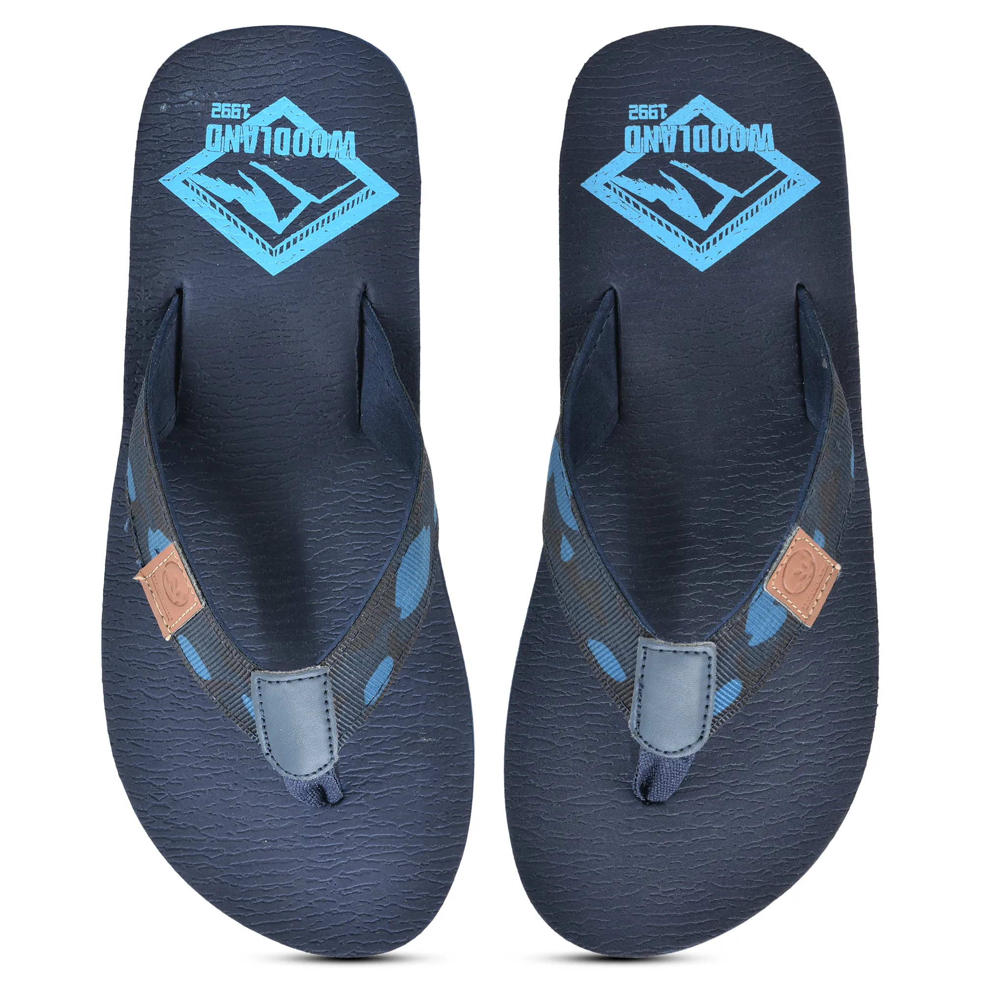 Woodland Casual Comfort Navy Men EVA Slippers - Thumbnail 4