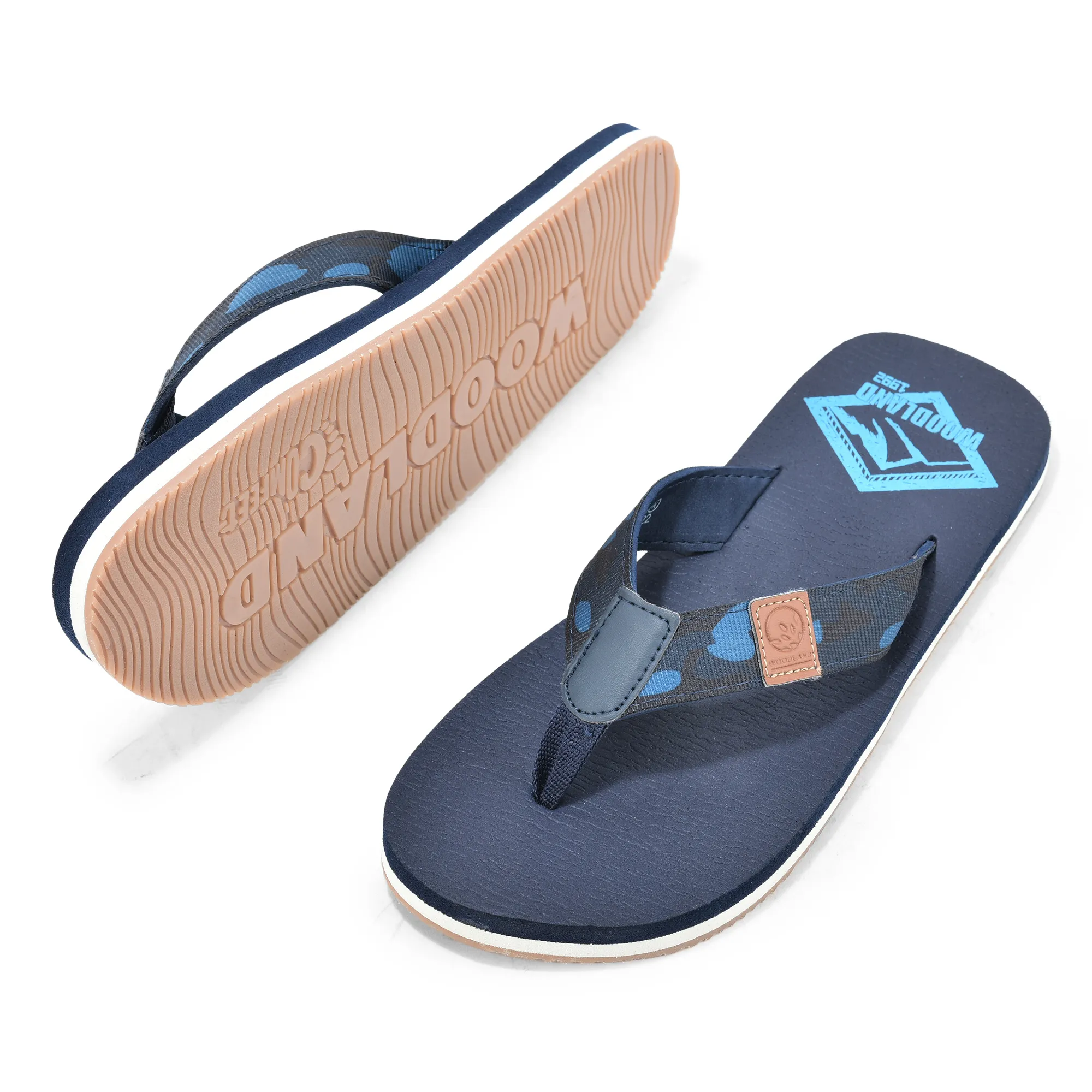 Woodland Casual Comfort Navy Men EVA Slippers - Thumbnail 5