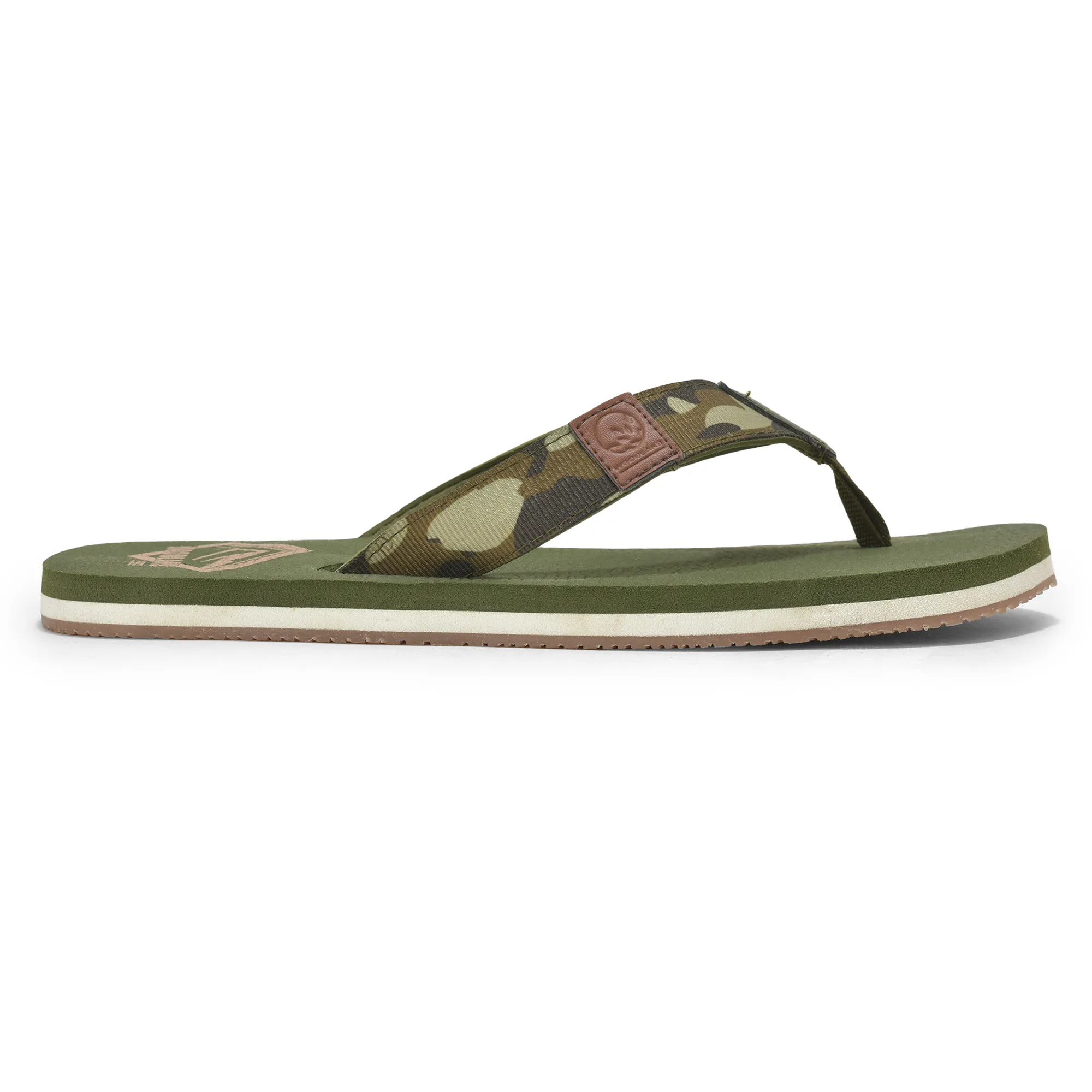 Woodland Casual Comfort Olive Men EVA Slippers - Thumbnail 1