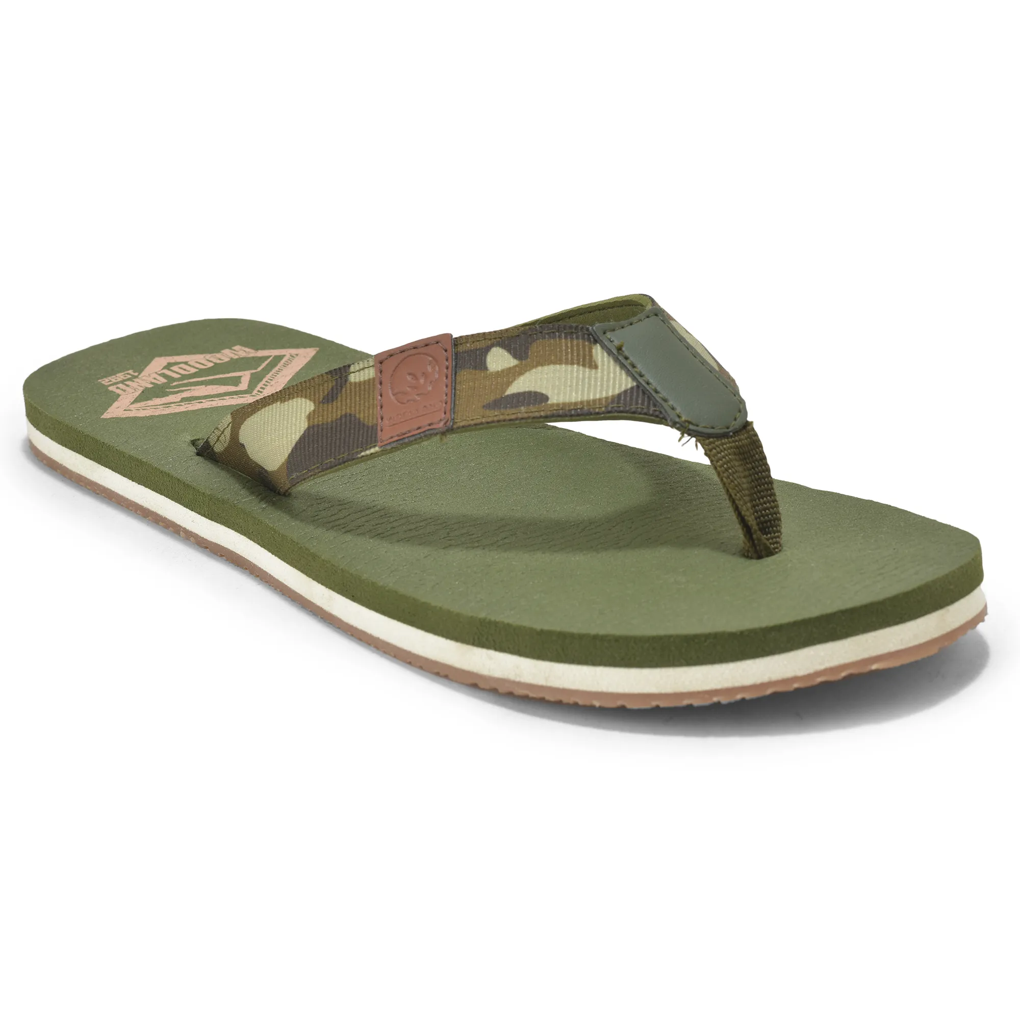 Woodland Casual Comfort Olive Men EVA Slippers - Thumbnail 3