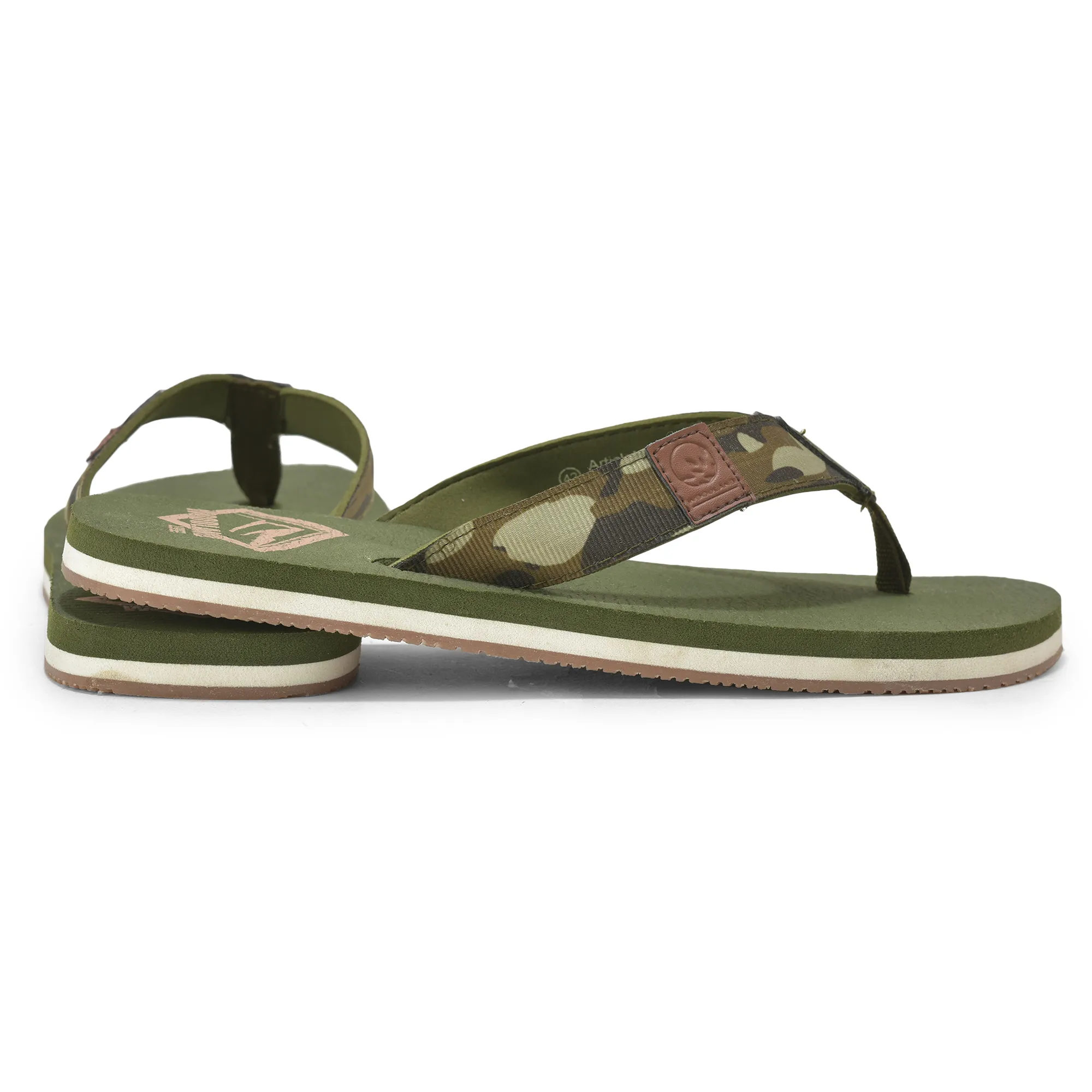 Woodland Casual Comfort Olive Men EVA Slippers - Thumbnail 10