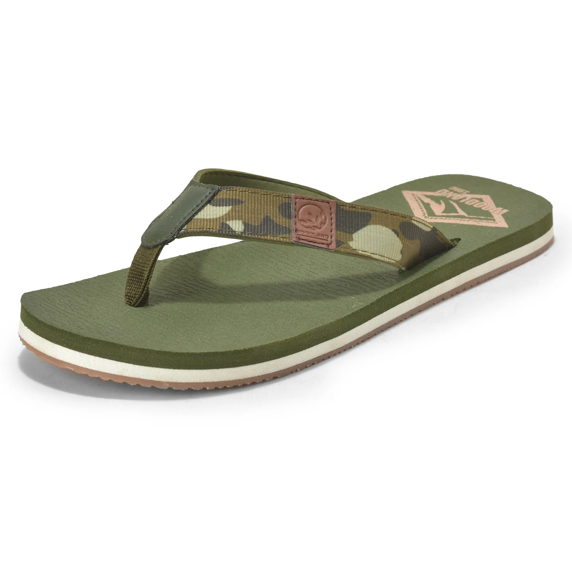 Woodland Casual Comfort Olive Men EVA Slippers - Thumbnail 11