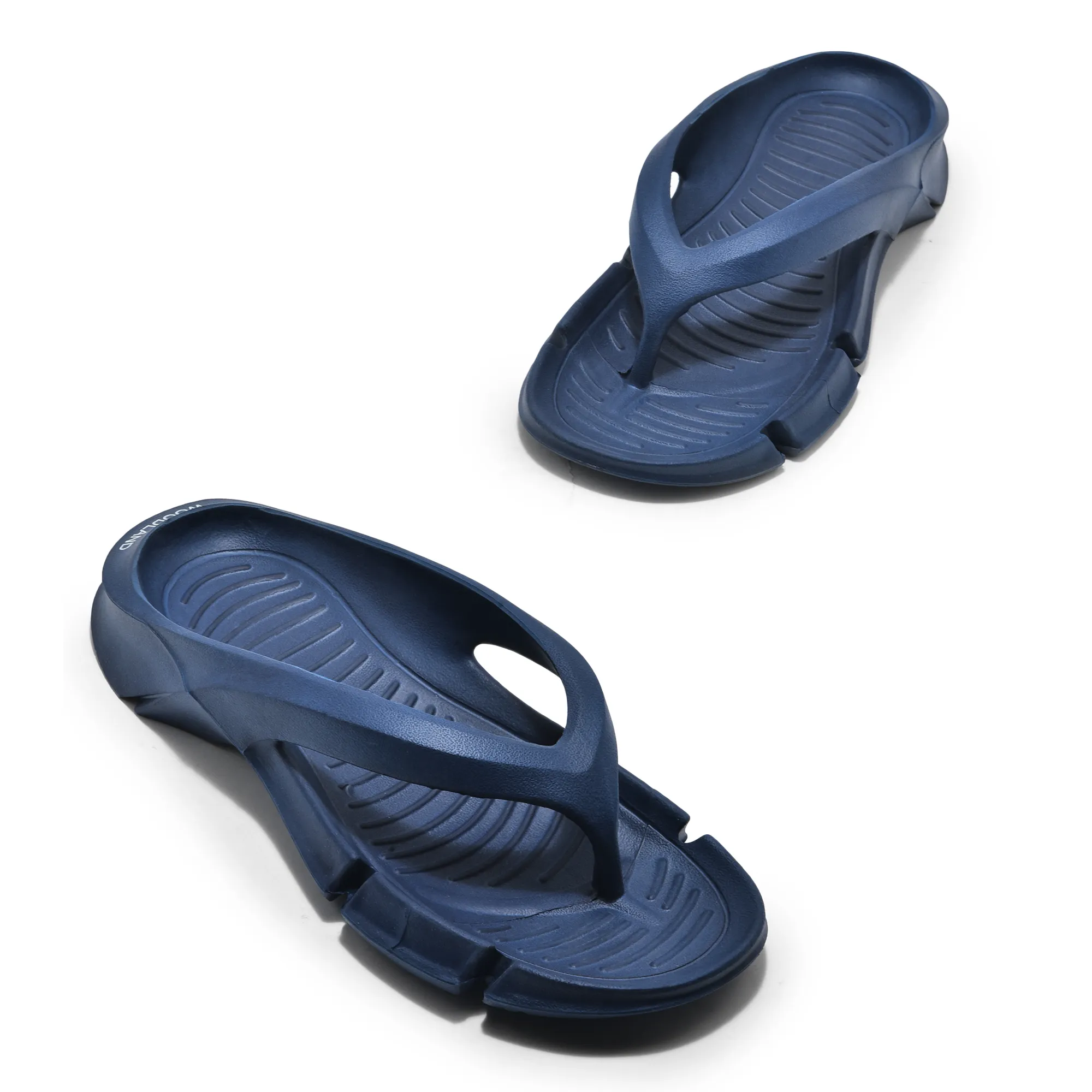 Navy Slipper for Men - Thumbnail 2