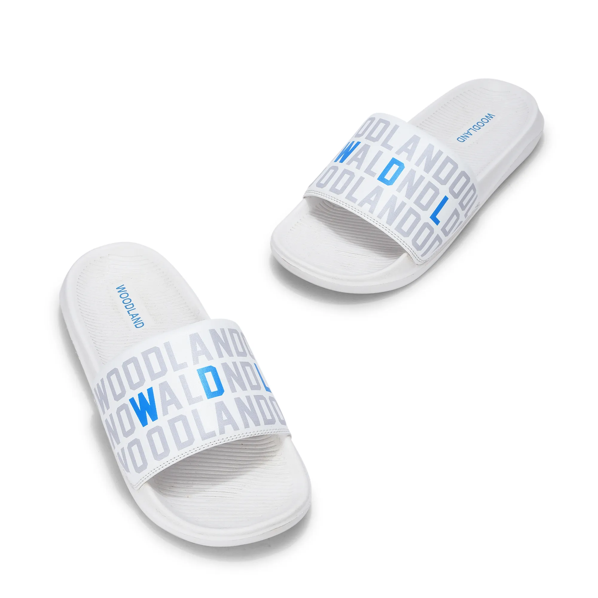 White Slide Sandal for Men - Thumbnail 2
