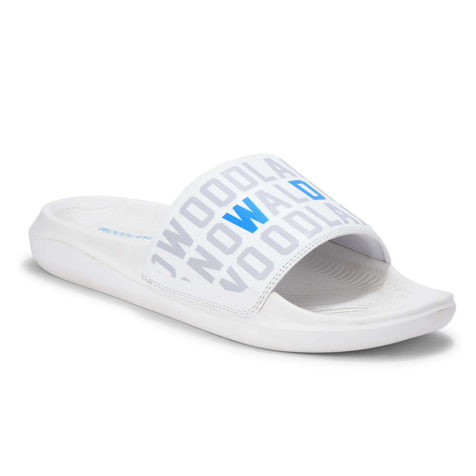 White Slide Sandal for Men - Thumbnail 3