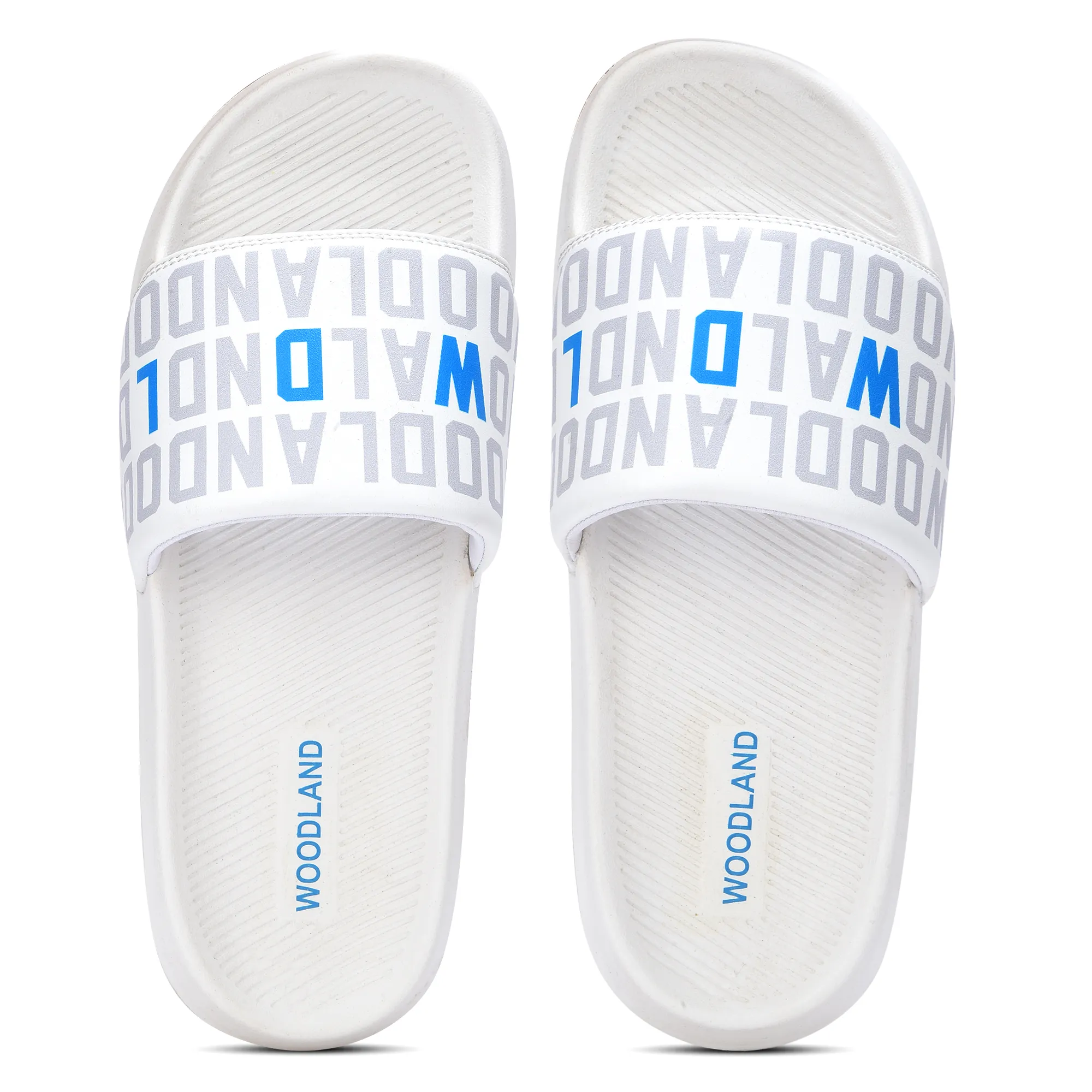 White Slide Sandal for Men - Thumbnail 4