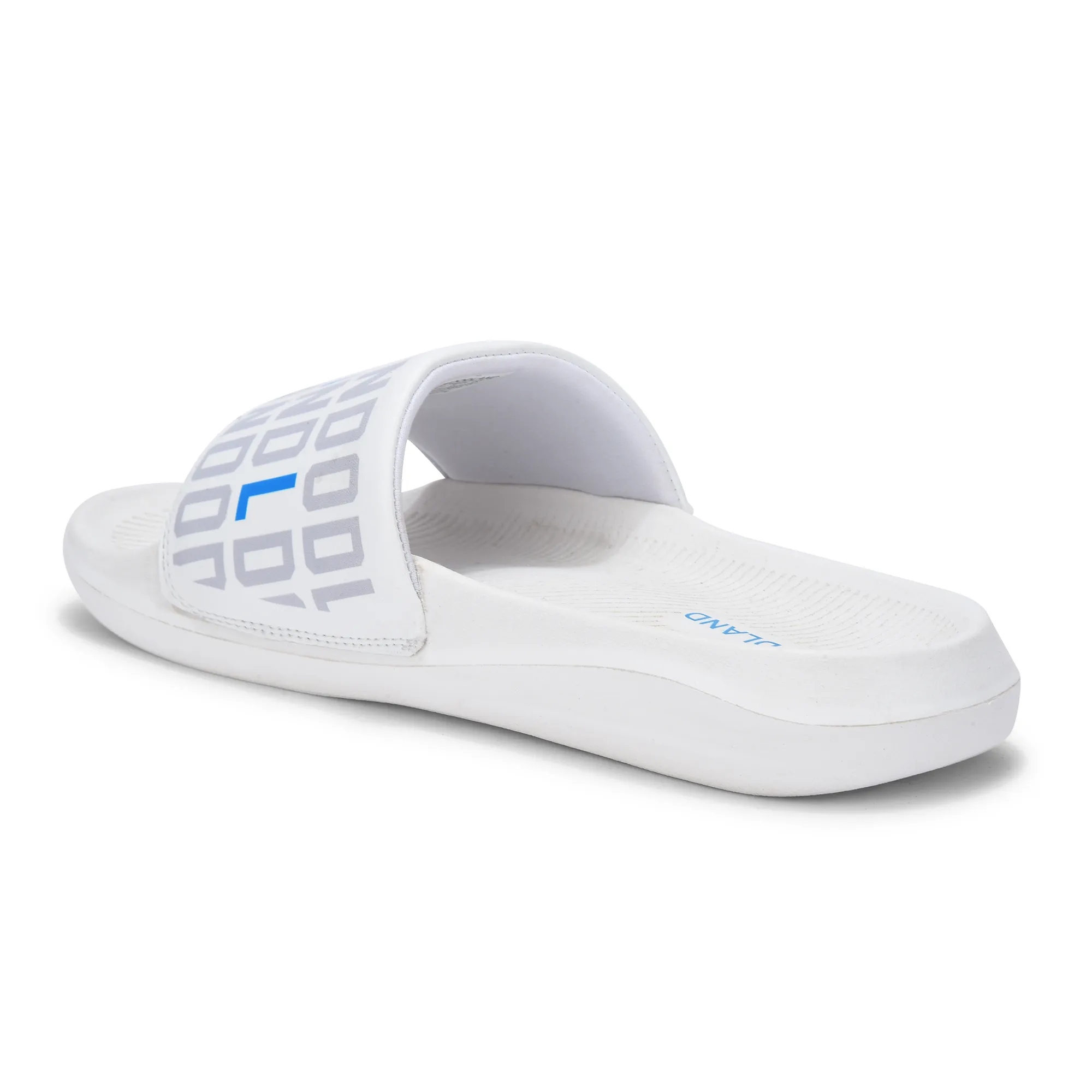 White Slide Sandal for Men - Thumbnail 6