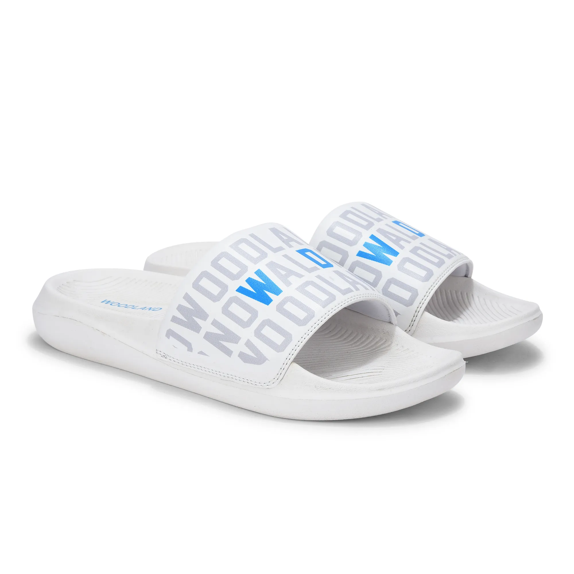 White Slide Sandal for Men - Thumbnail 7