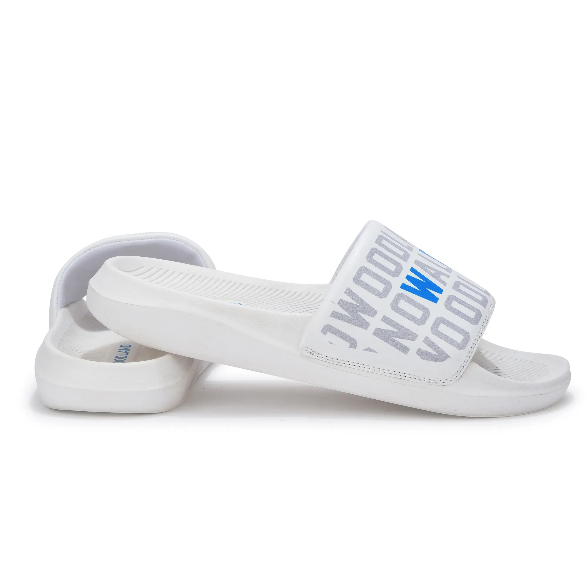 White Slide Sandal for Men - Thumbnail 10