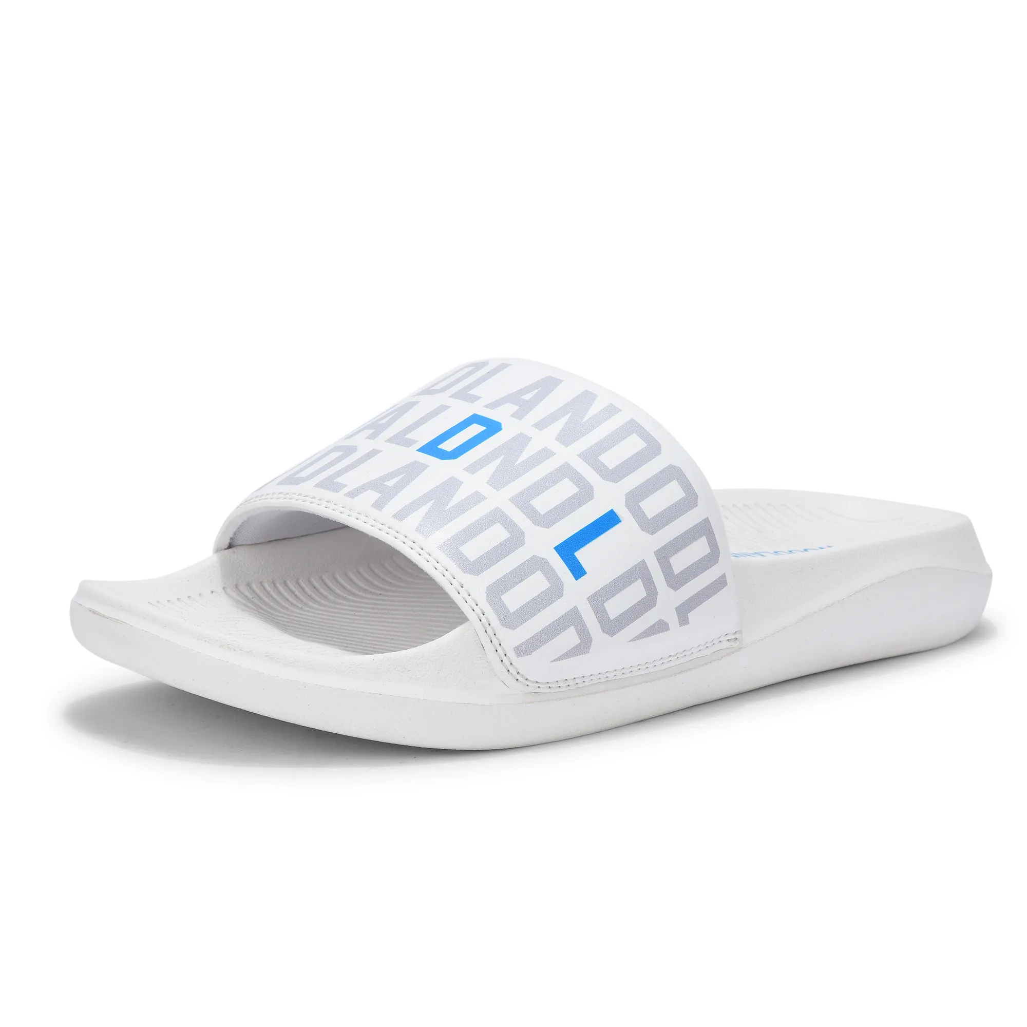 White Slide Sandal for Men - Thumbnail 11