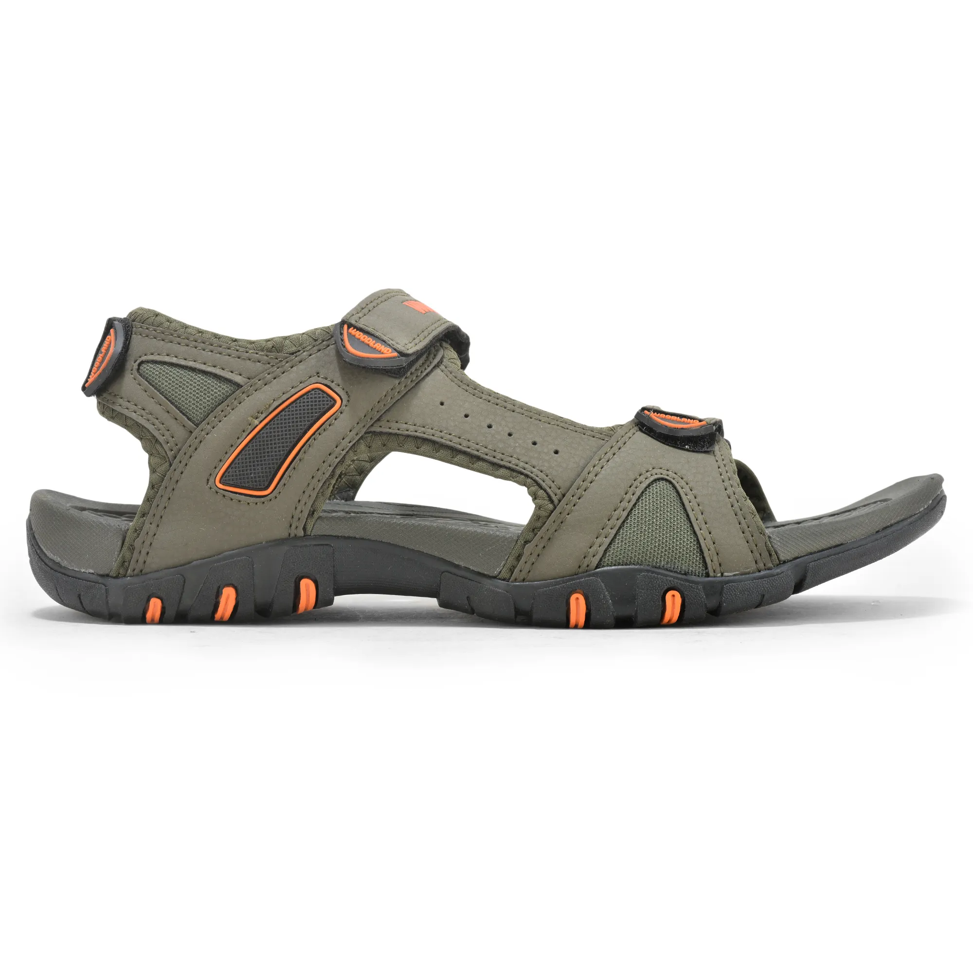 Olive Green Men Sports Sandals - Image 1