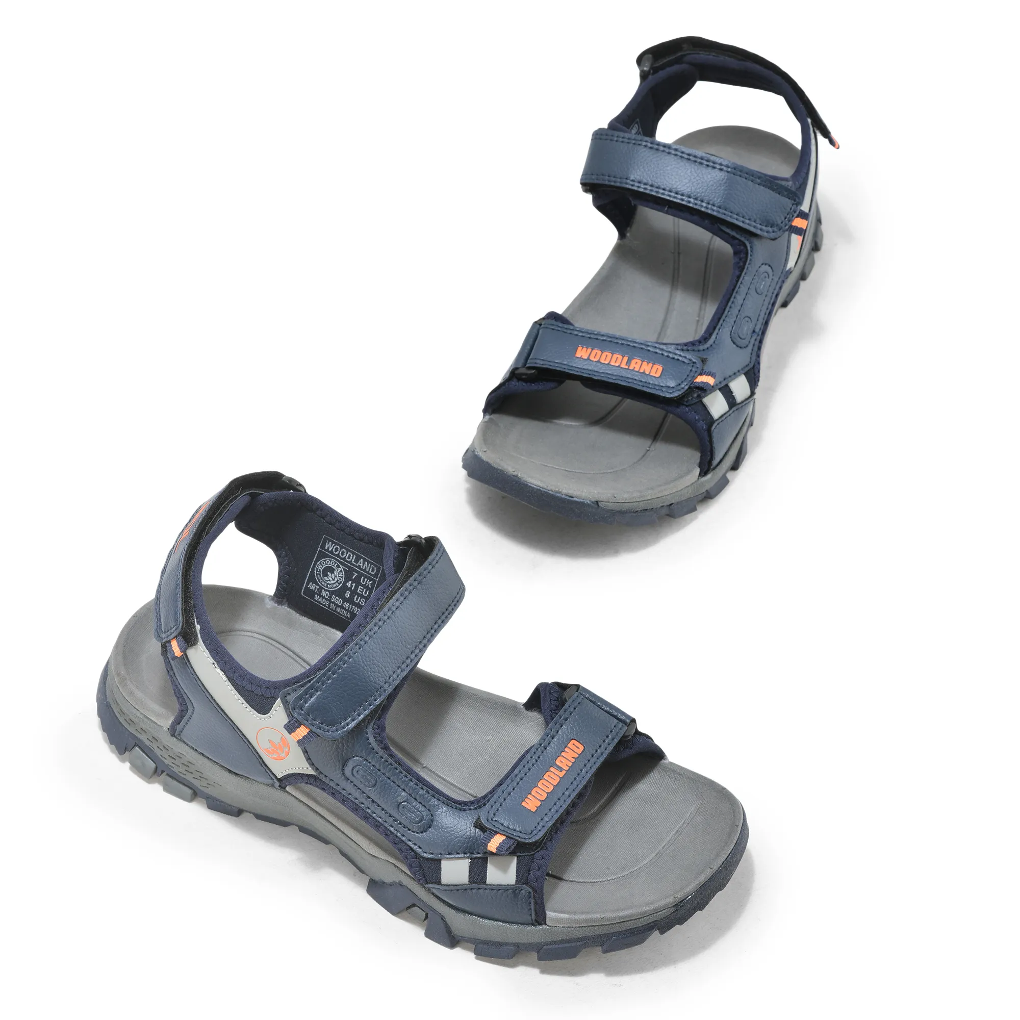 Navy Eva Mens Sports Sandal - Thumbnail 2