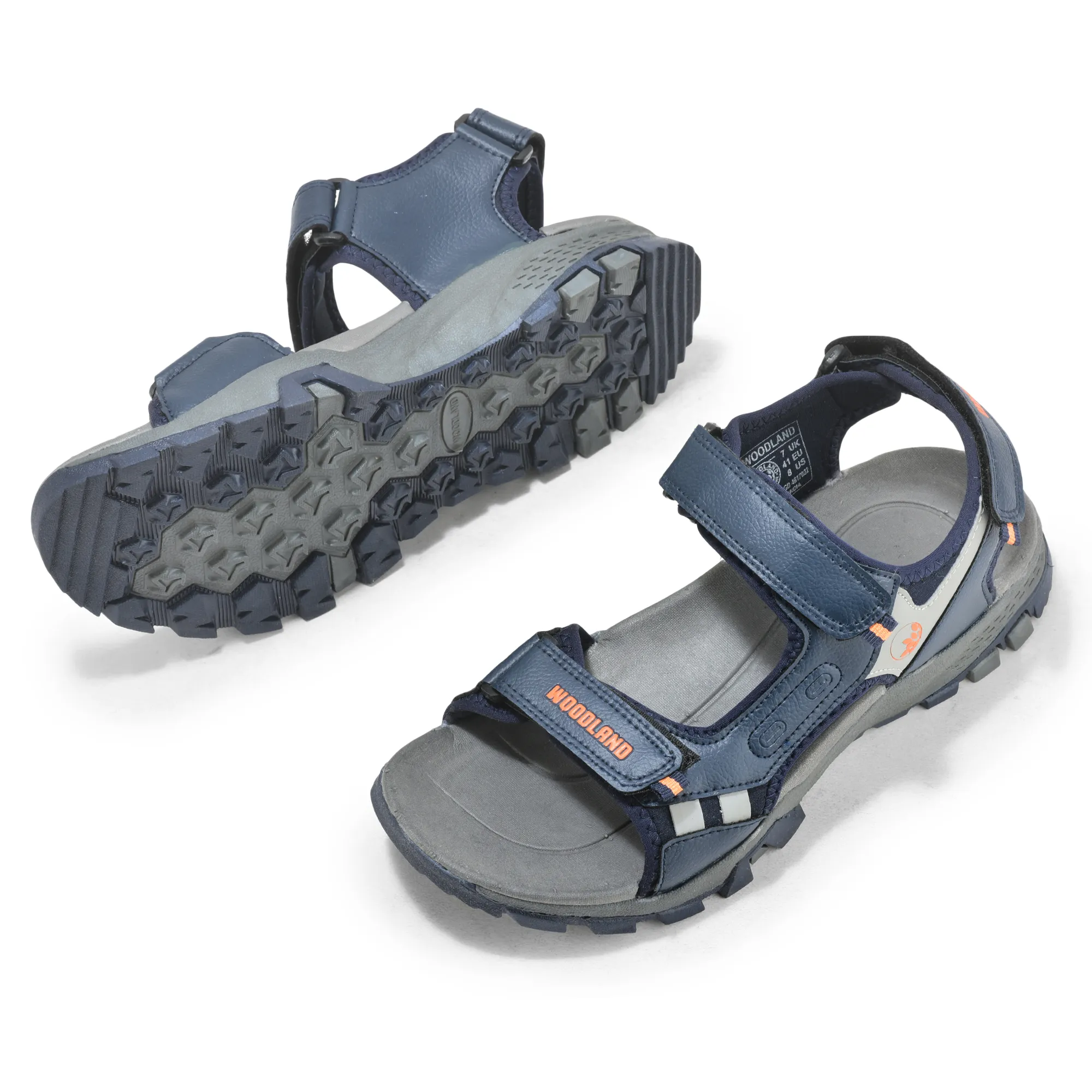 Navy Eva Mens Sports Sandal - Thumbnail 4