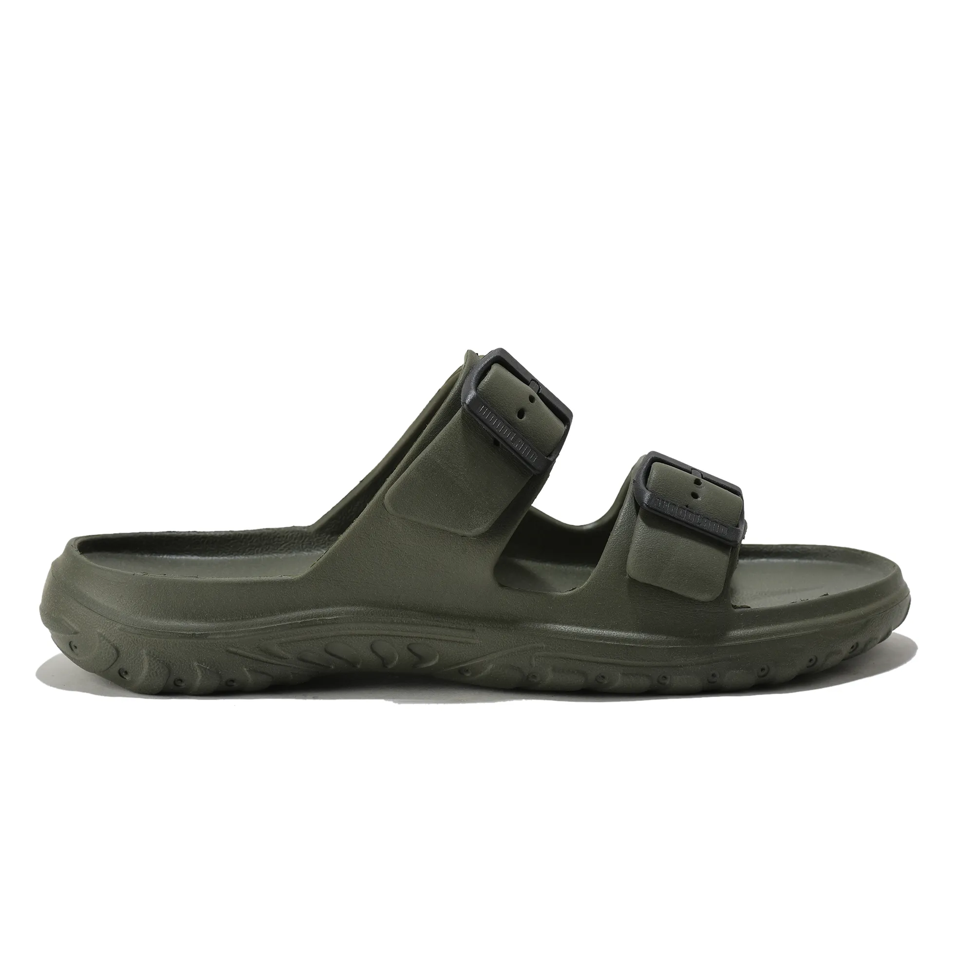 Olive Eva Sports Slipper For Men - Thumbnail 2