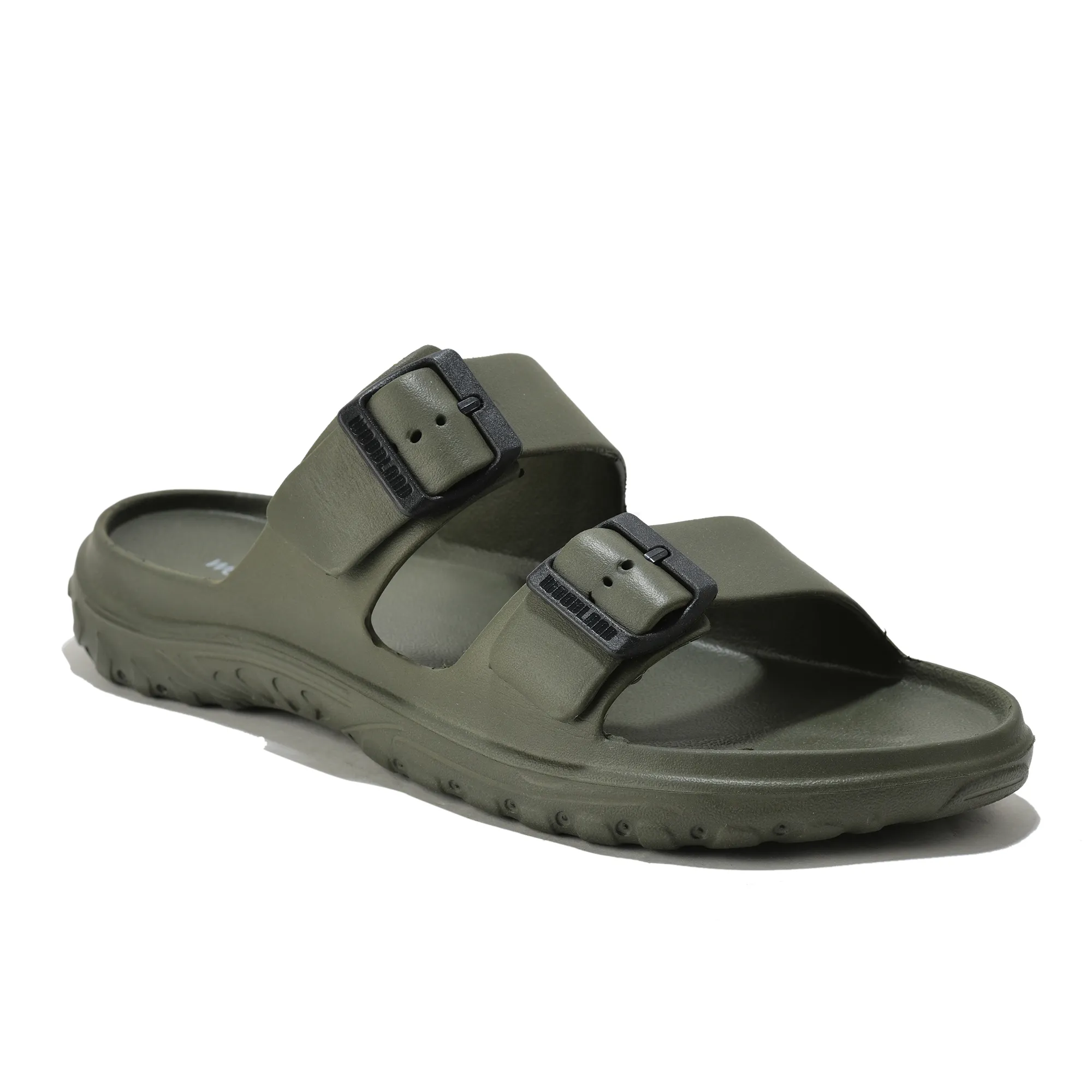 Olive Eva Sports Slipper For Men - Thumbnail 3