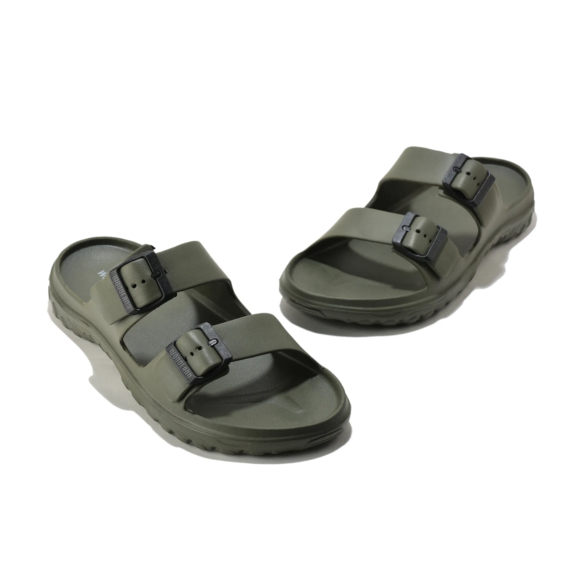 Olive Eva Sports Slipper For Men - Thumbnail 4