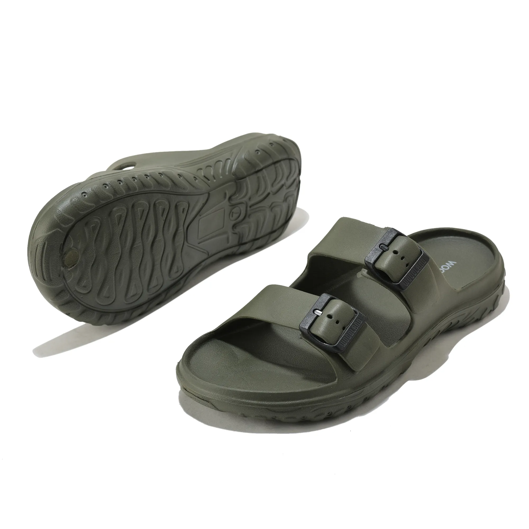 Olive Eva Sports Slipper For Men - Thumbnail 6