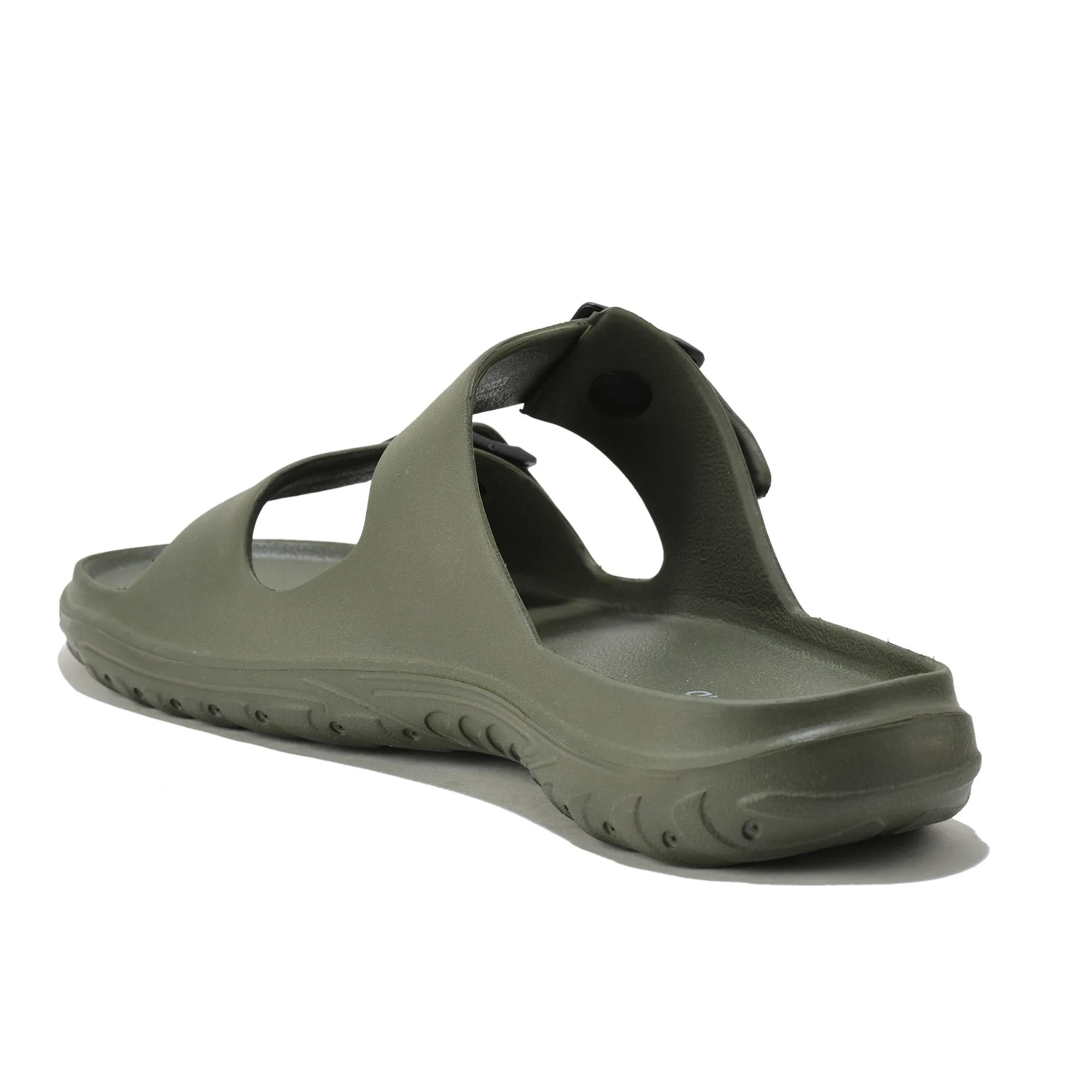 Olive Eva Sports Slipper For Men - Thumbnail 7