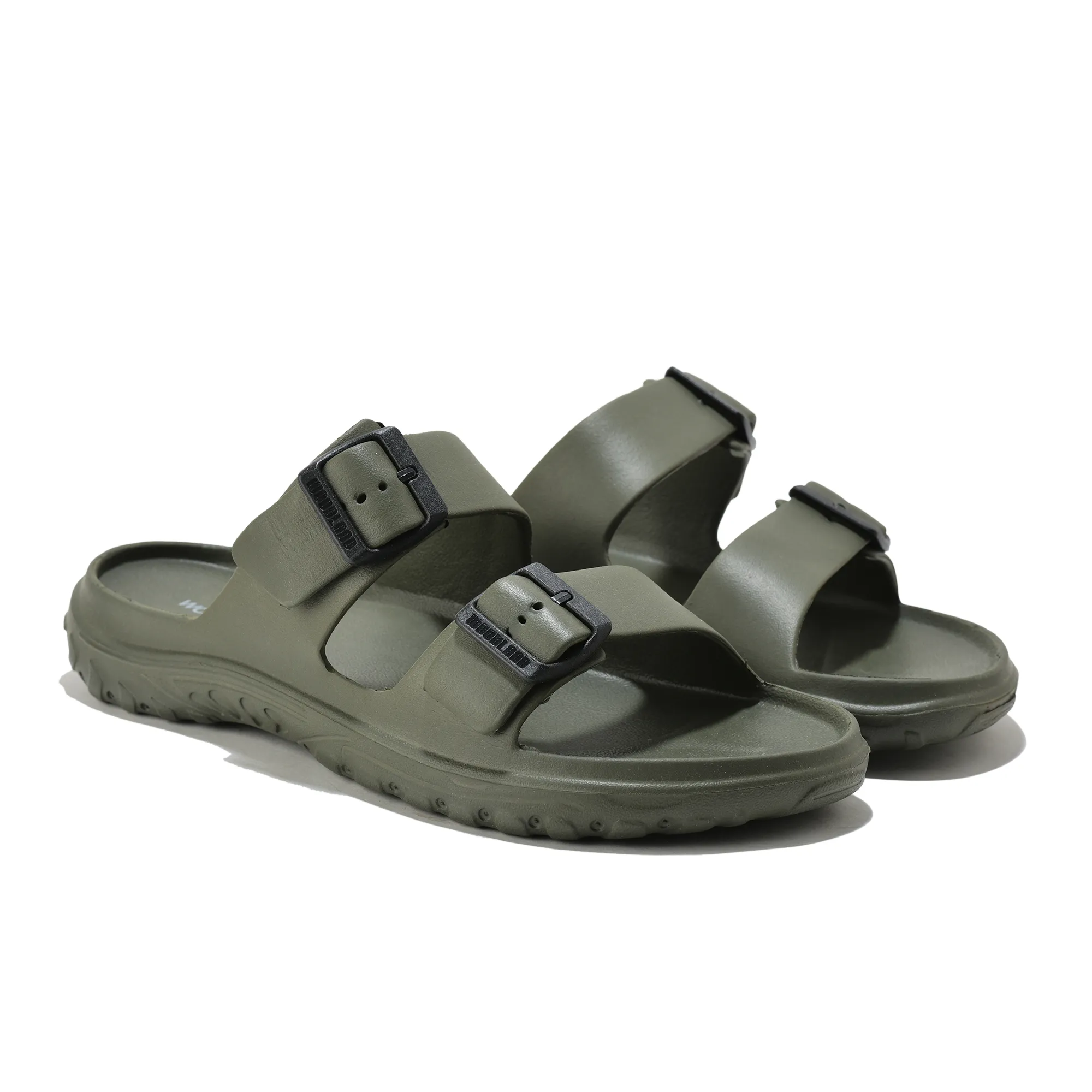 Olive Eva Sports Slipper For Men - Thumbnail 8