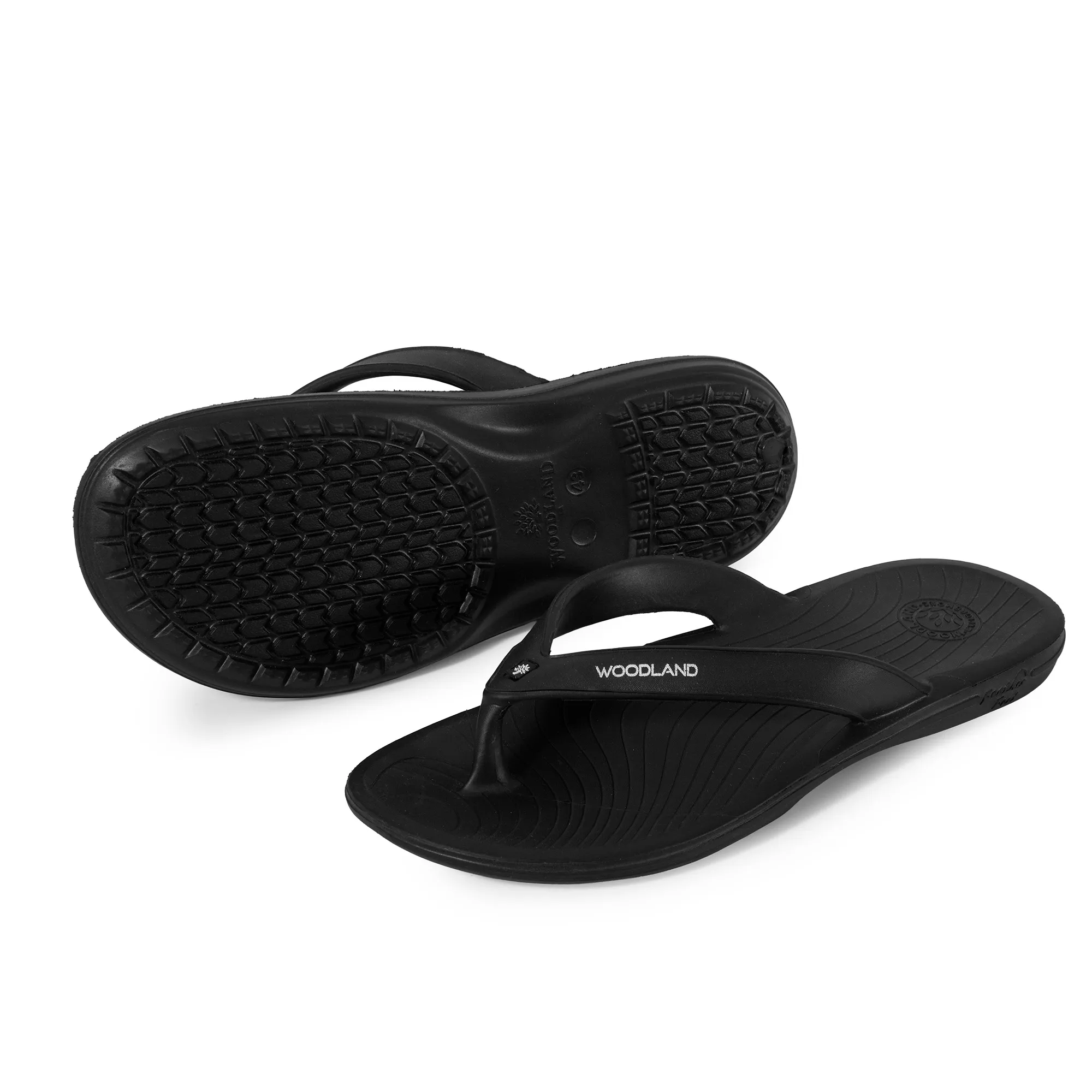 Black Mens Slipper Flip Flop - Thumbnail 5