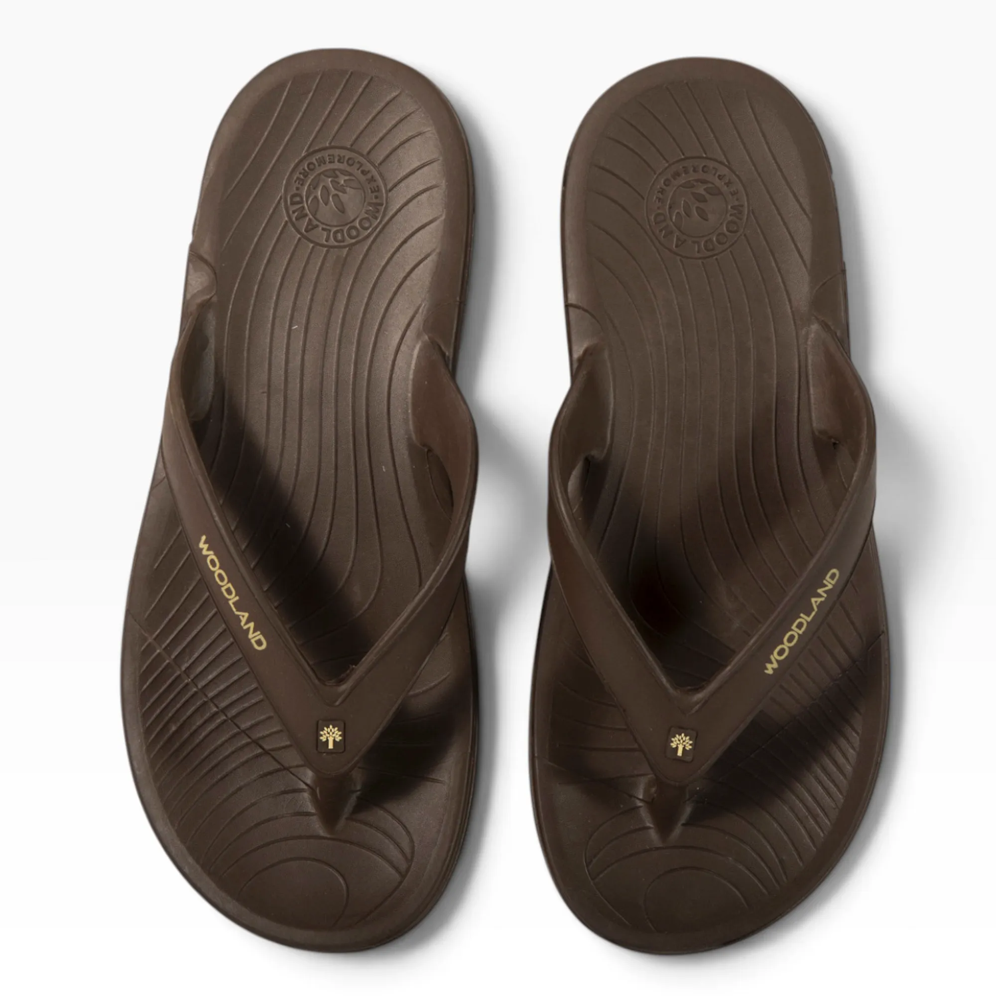 Brown Mens Slipper Flip Flop - Thumbnail 4