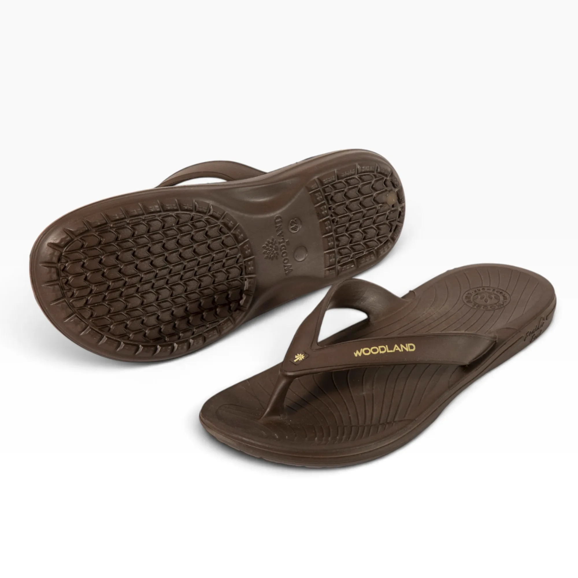 Brown Mens Slipper Flip Flop - Thumbnail 5