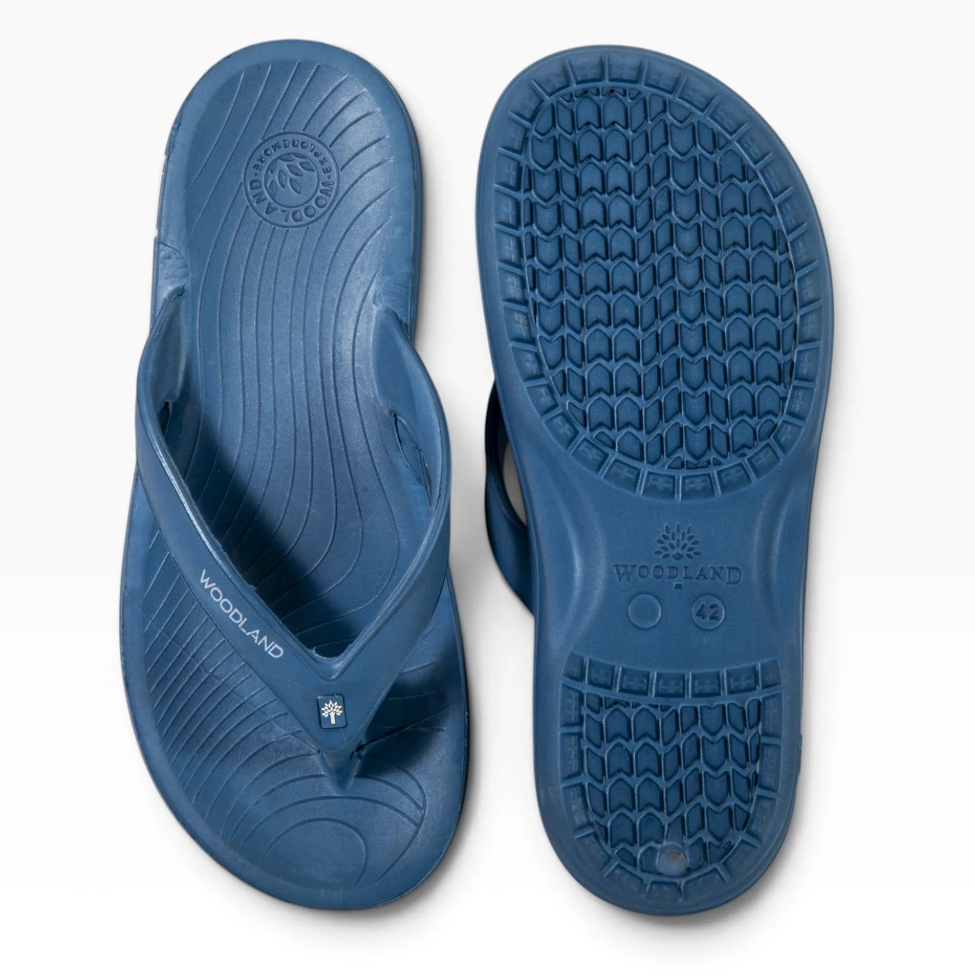 Dusk Blue Mens Slipper Flip Flop - Thumbnail 9